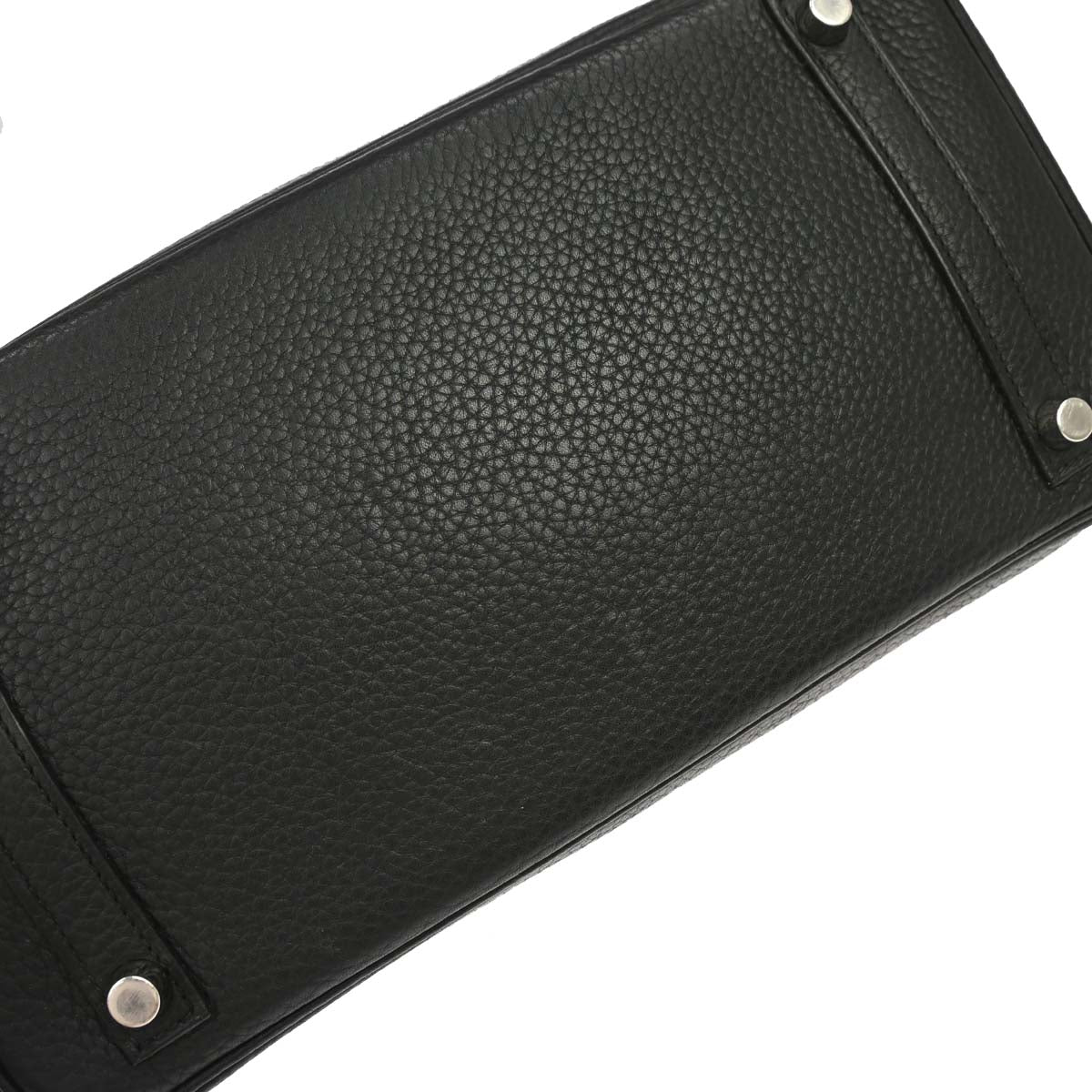 Hermes Black Taurillon Clemence Birkin 30 Handbag