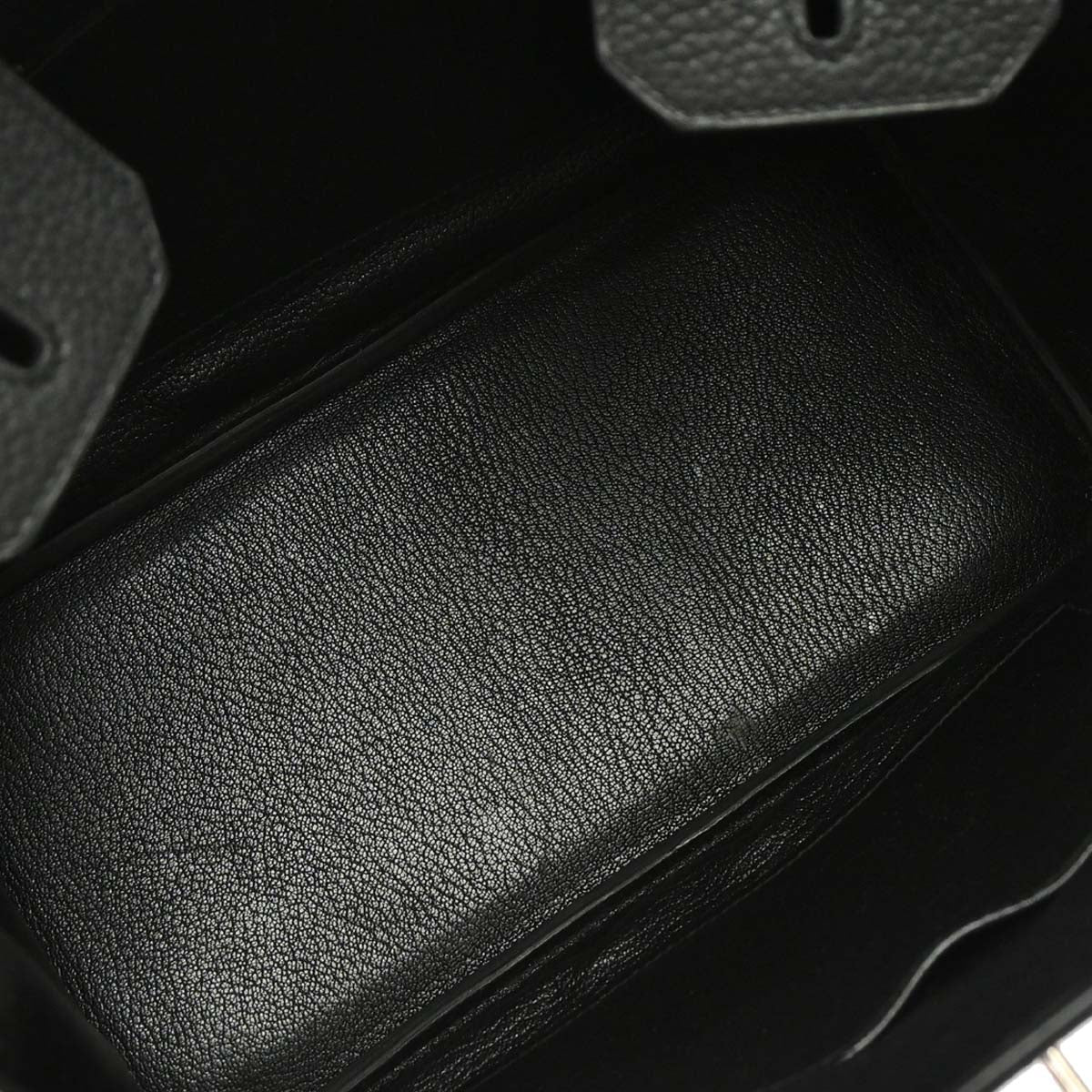 Hermes Black Taurillon Clemence Birkin 30 Handbag