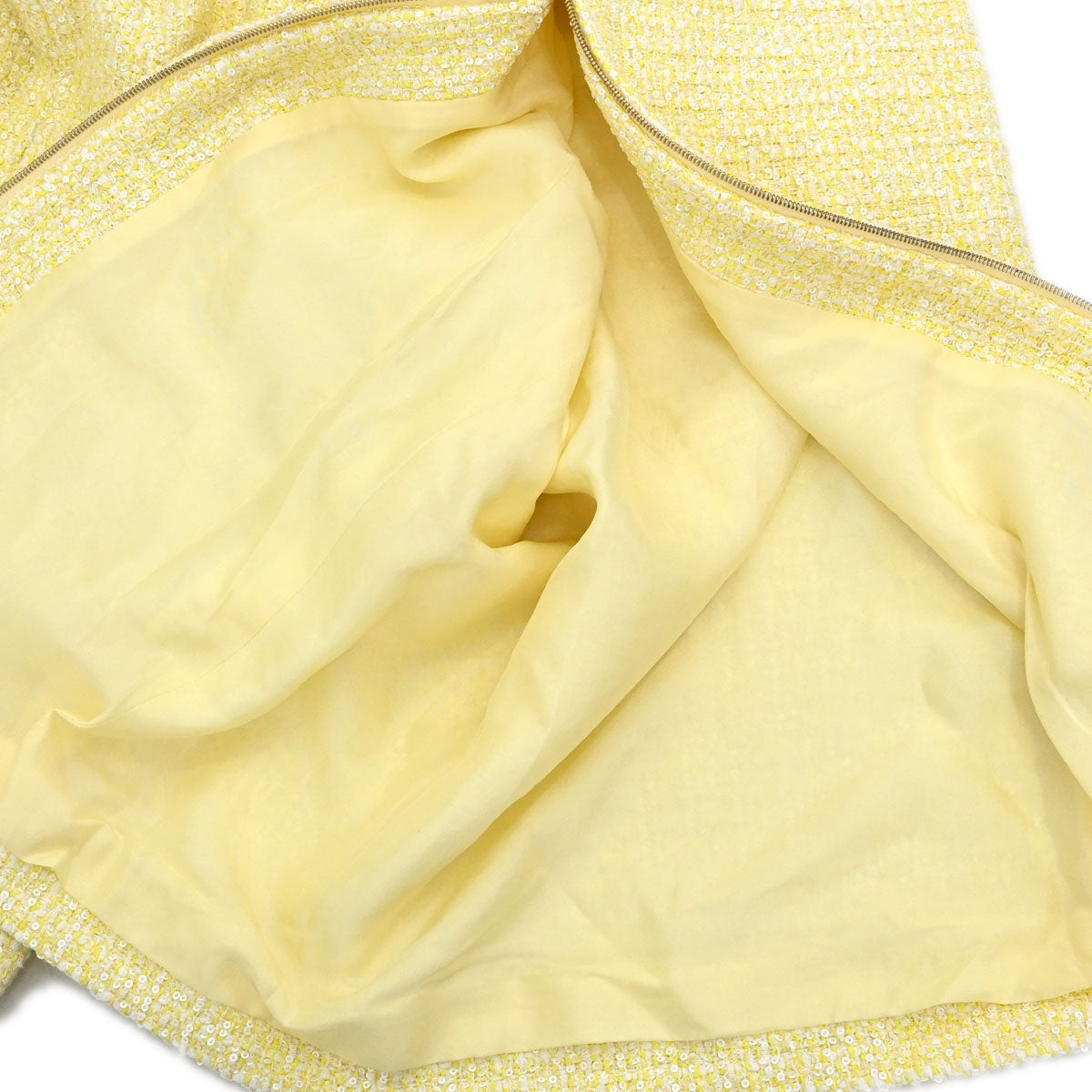 Chanel 2019 Long Pants Tweed Yellow #34