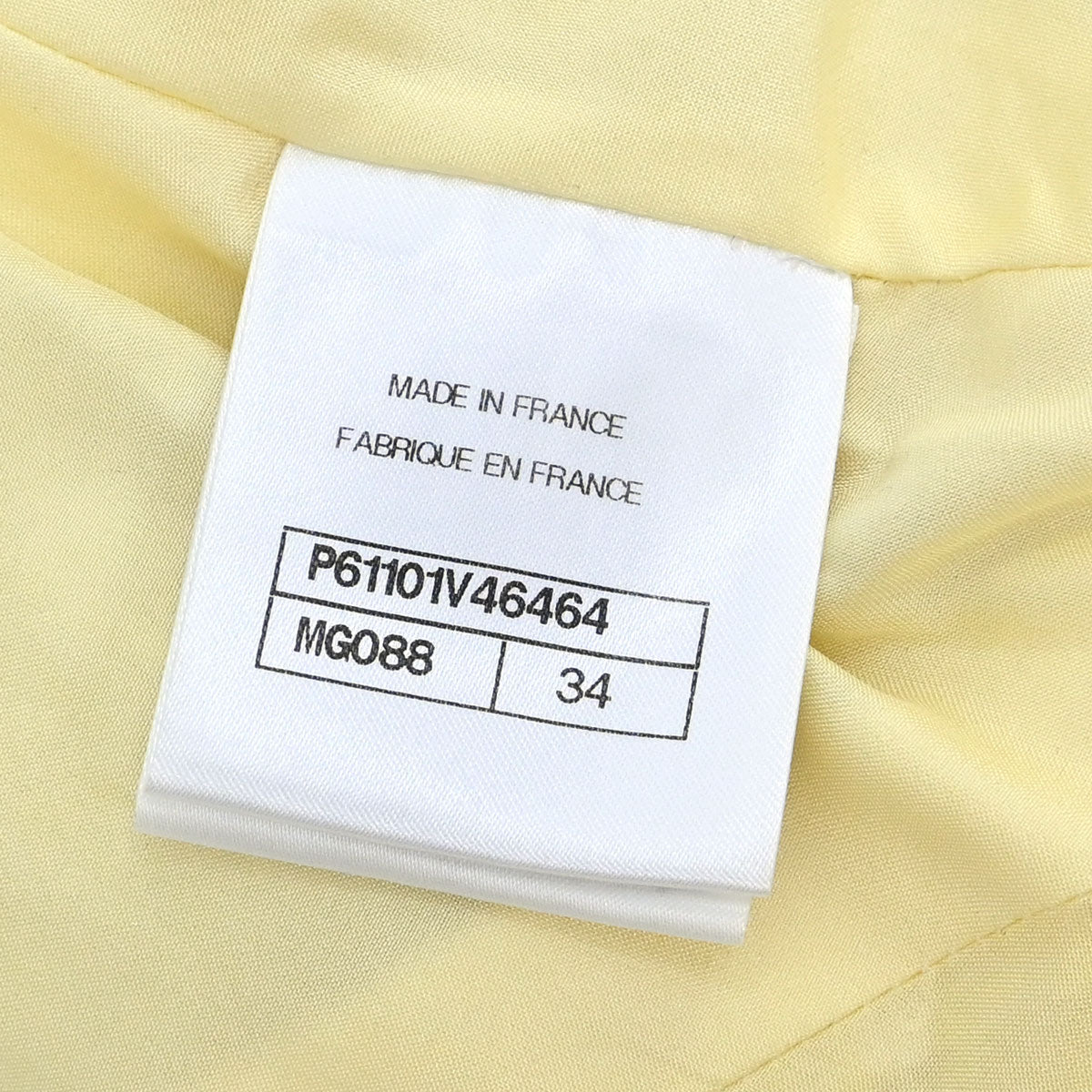 Chanel 2019 Long Pants Tweed Yellow #34