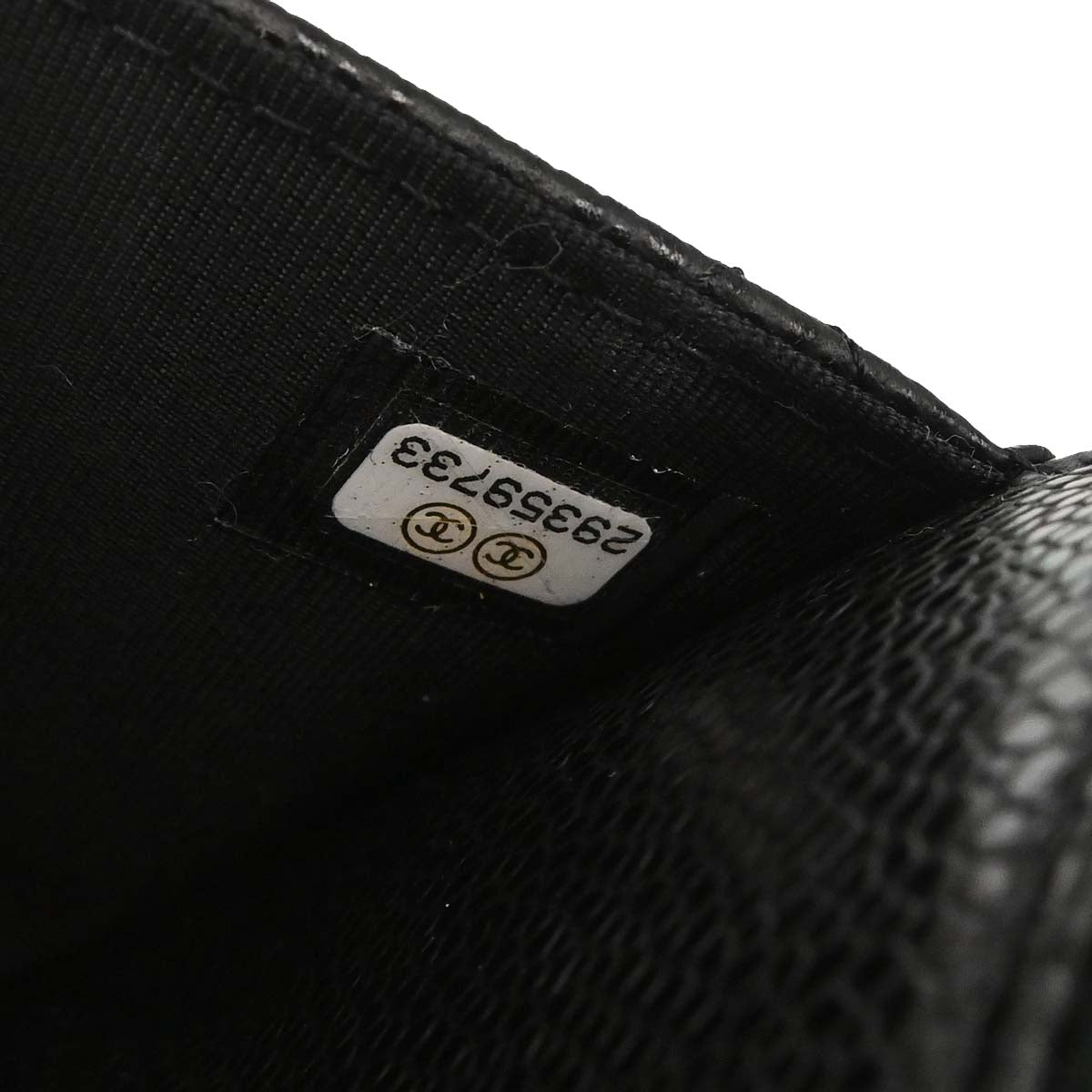 Chanel Black Caviar Skin Classic WOC Wallet on Chain Shoulder Bag