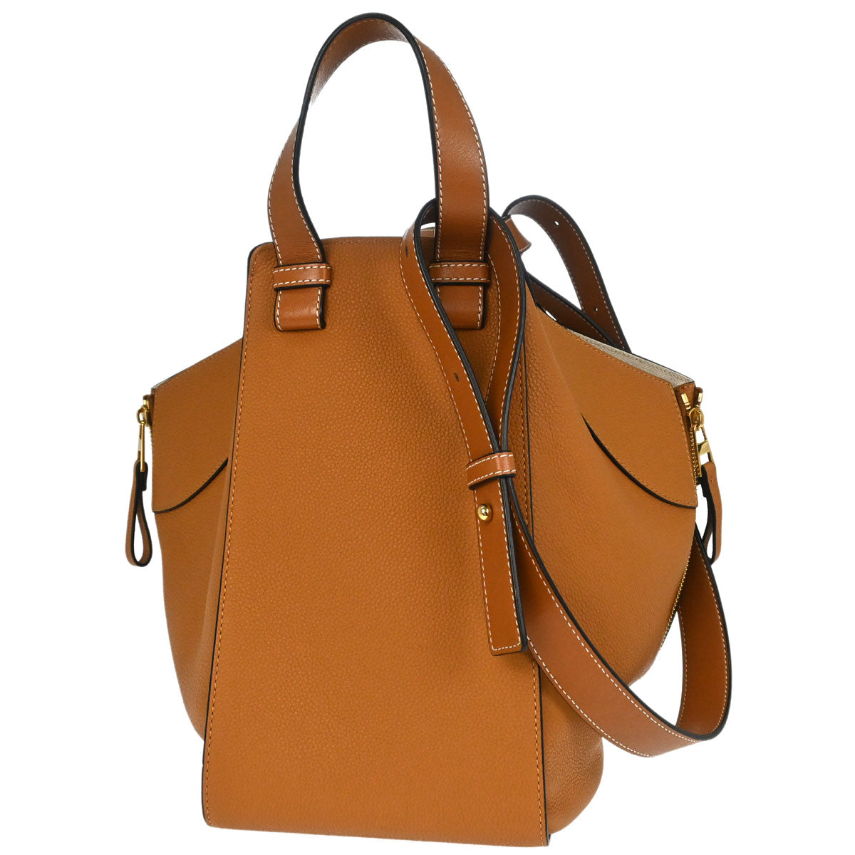 Loewe Brown Hammock 2way Shoulder Tote Handbag