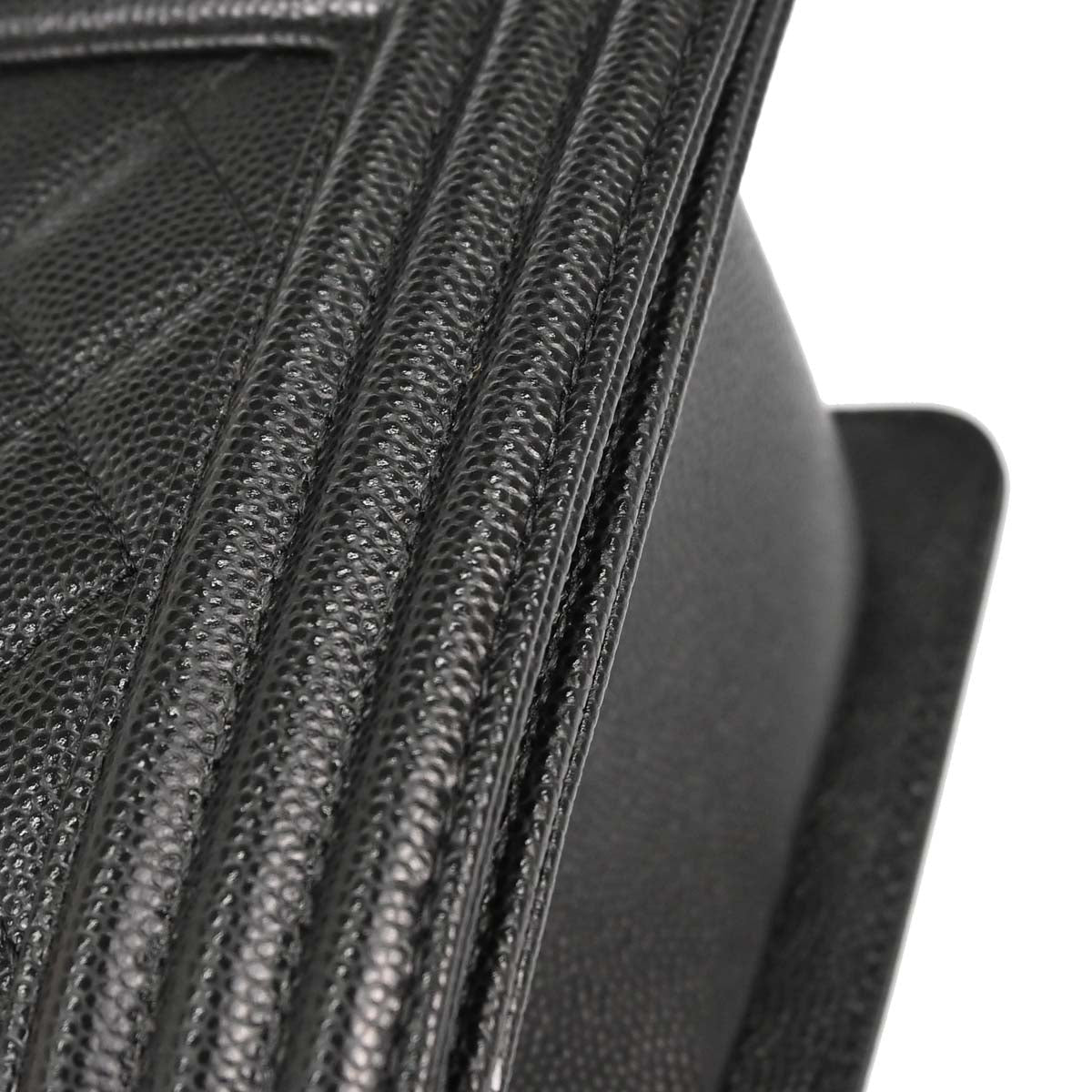 Boy Chanel Black Caviar Skin Medium Shoulder Bag