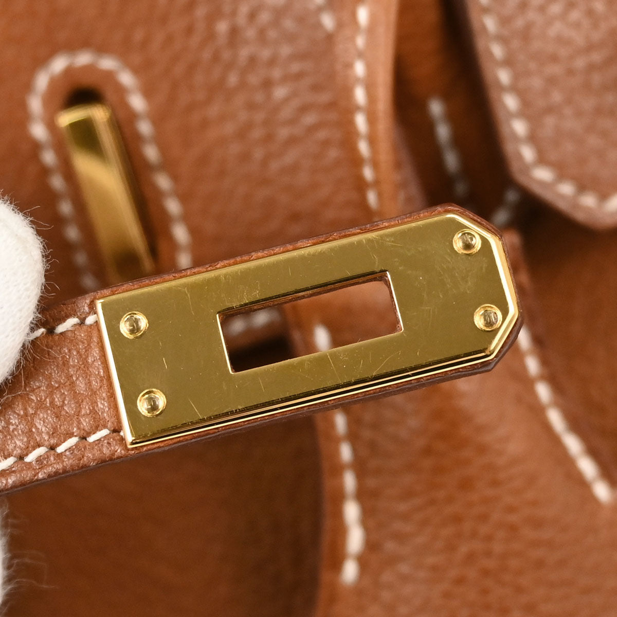 Hermes Fauve Barenia Faubourg Birkin 25 Handbag