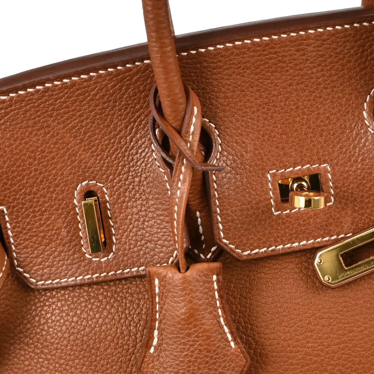 Hermes Fauve Barenia Faubourg Birkin 25 Handbag