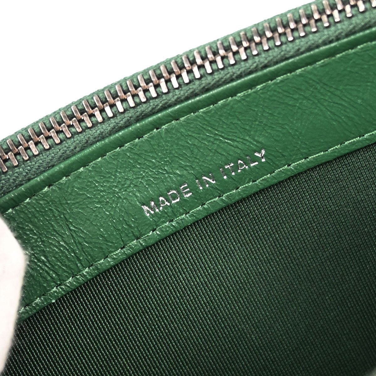 Chanel Green Calfskin Gabrielle WOC Wallet on Chain Shoulder Bag