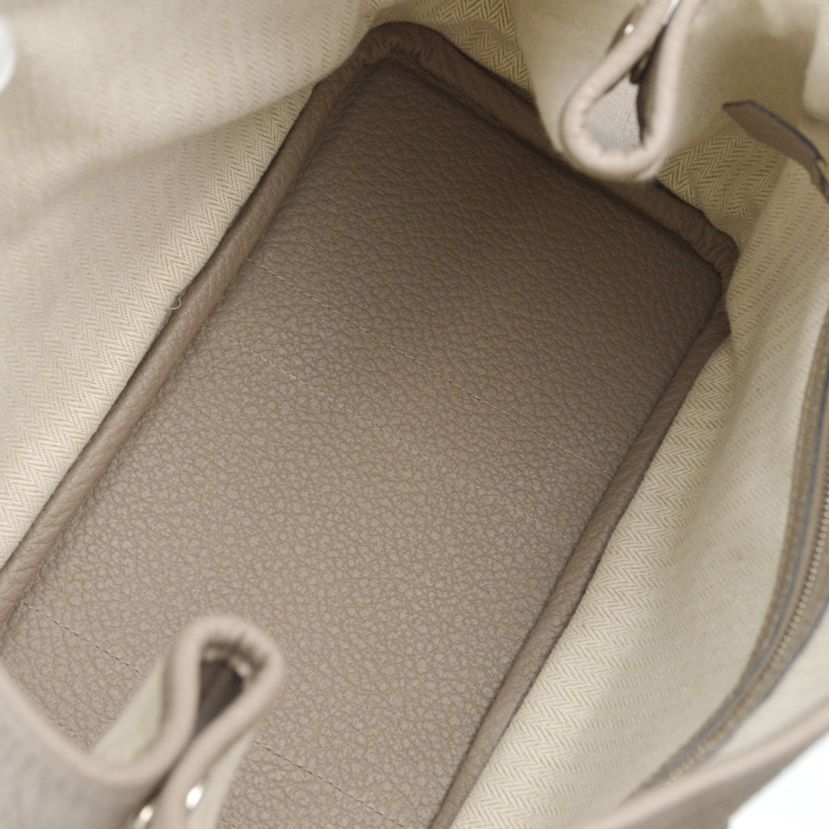 Hermes Gris Asphalt Negonda Garden Party 30 TPM Tote Handbag