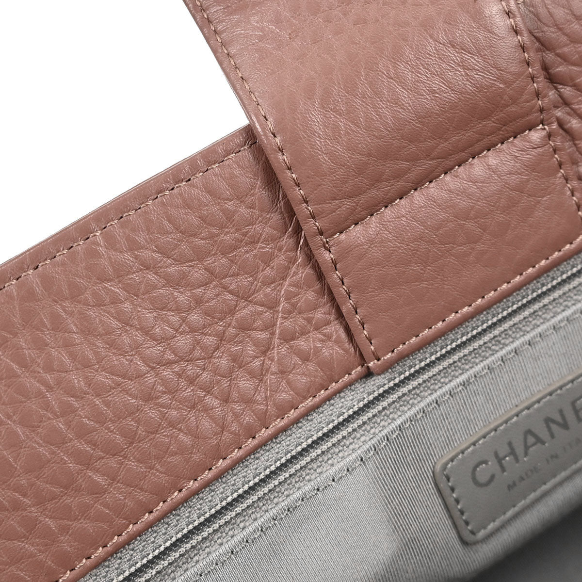 Chanel 2013-2014 Pink Deerskin Executive Cerf Tote Bag