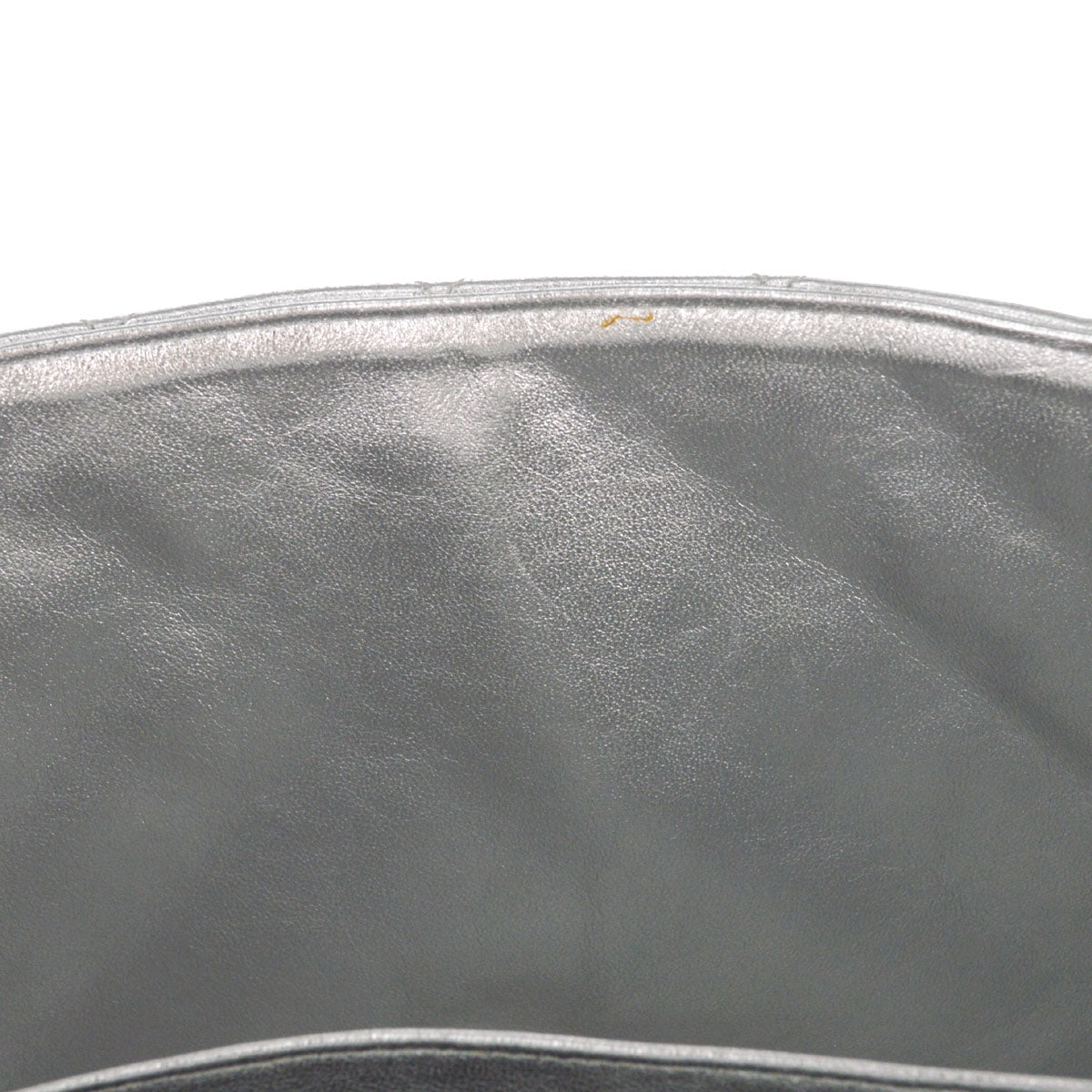 Chanel 2011 Metallic Silver Lambskin Maxi Classic Flap Shoulder Bag