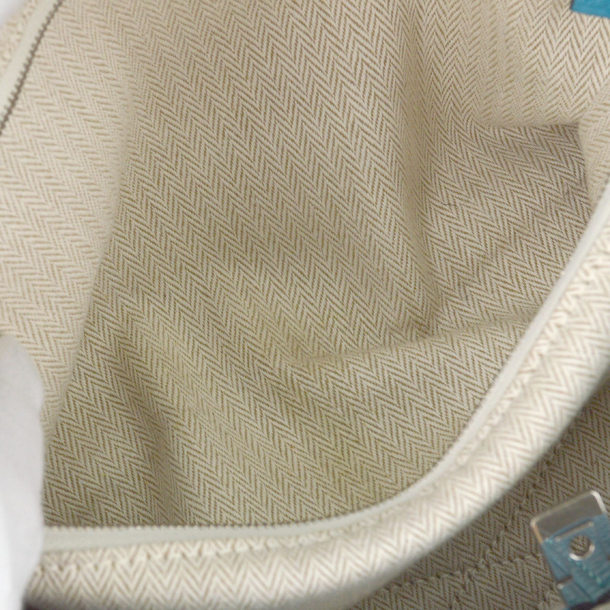Hermes Blue Izmir Taurillon Clemence Victoria II 35 Handbag
