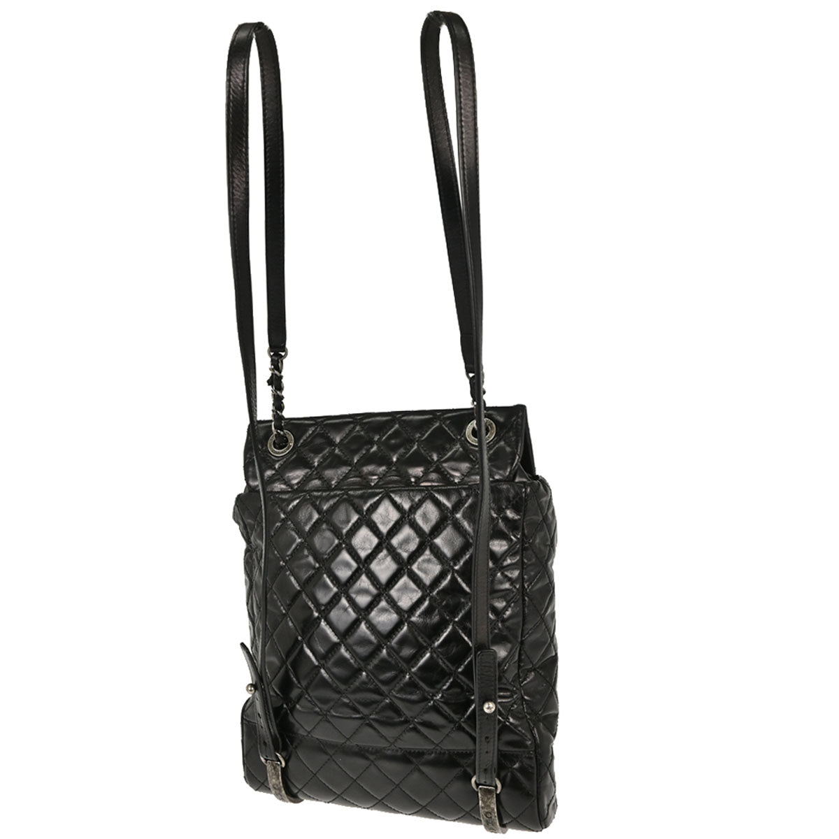 Chanel 2016-2017 Black Calfskin Paris-Salzburg Mountain Backpack