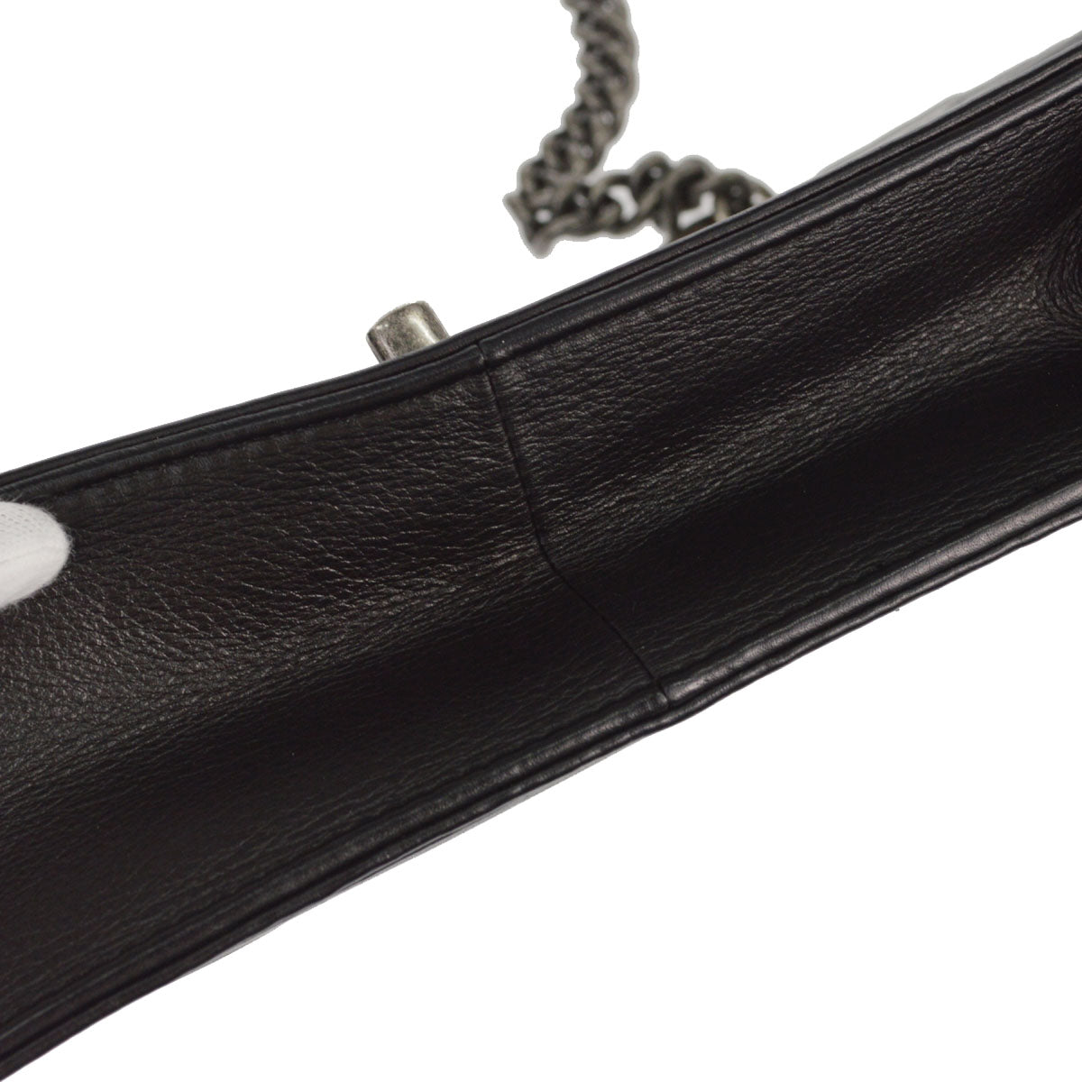 Chanel 2019 Black Embossed Calfskin Coco Shoulder Bag