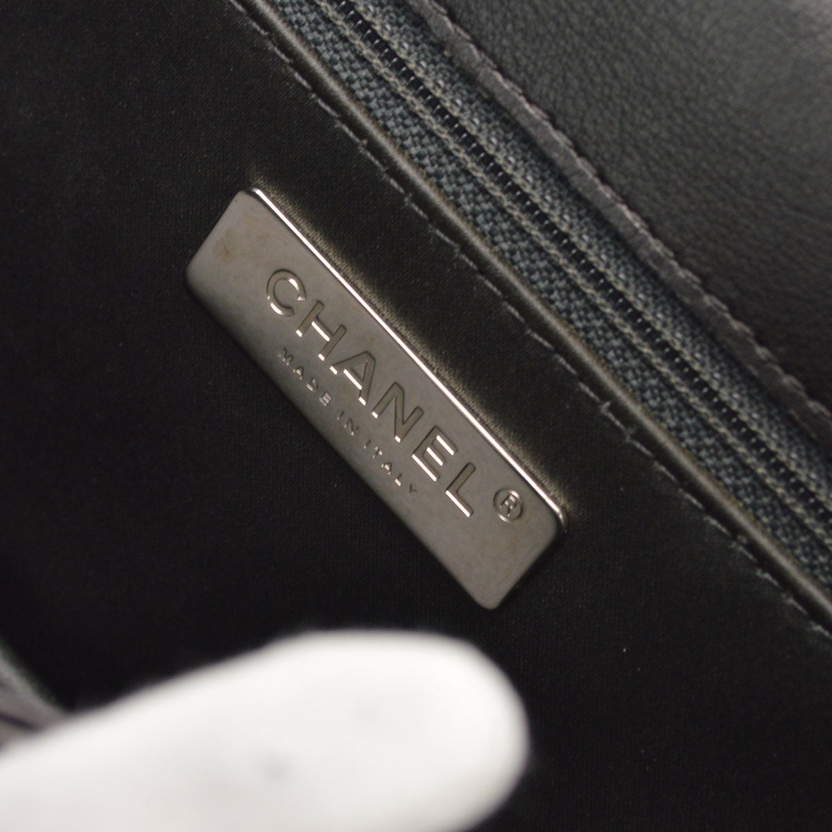 Chanel 2019 Black Embossed Calfskin Coco Shoulder Bag