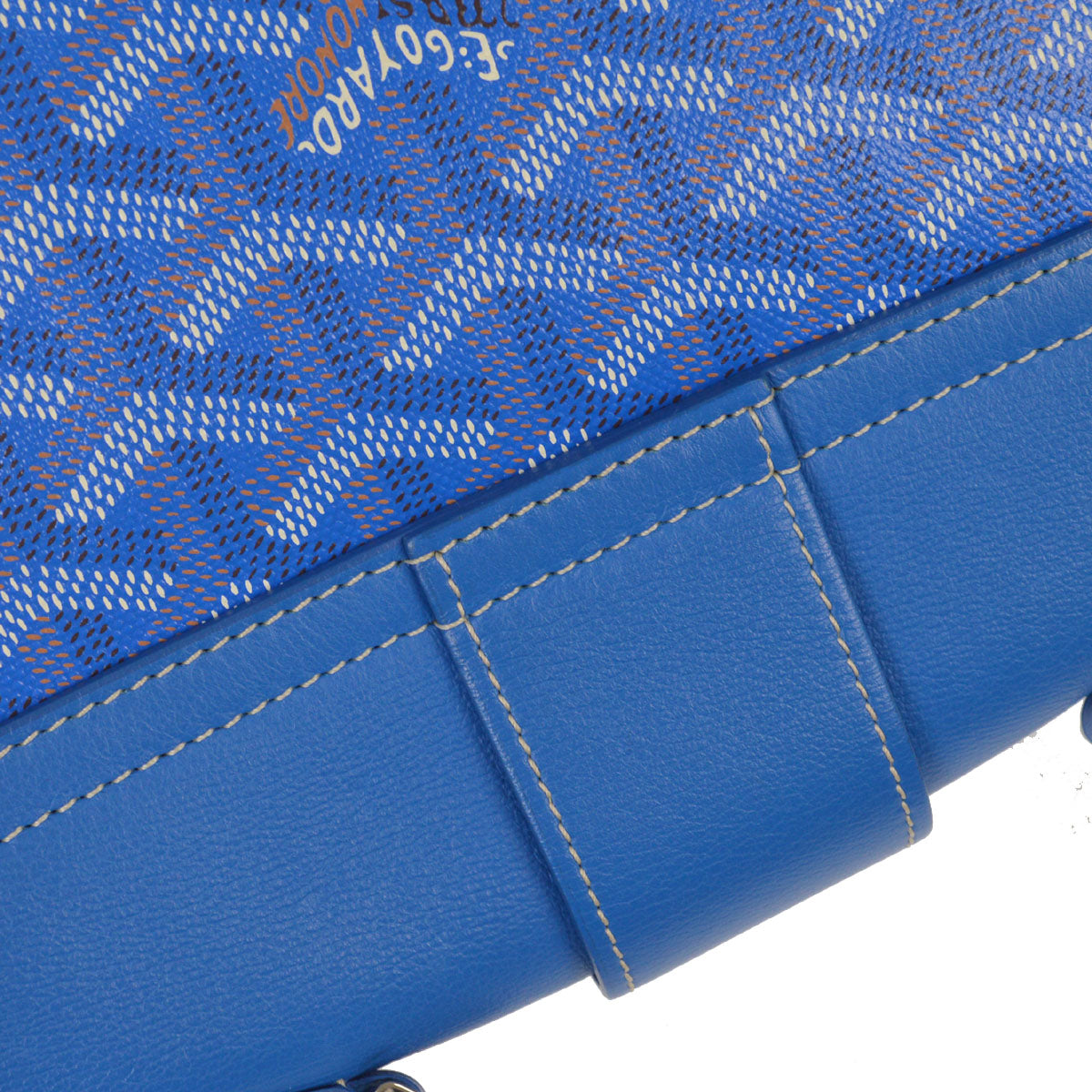 Goyard Blue Saigon Souple Mini 2way Shoulder Handbag