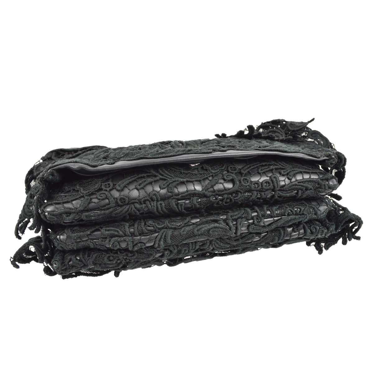 Prada Black Lace Pizzo Handbag