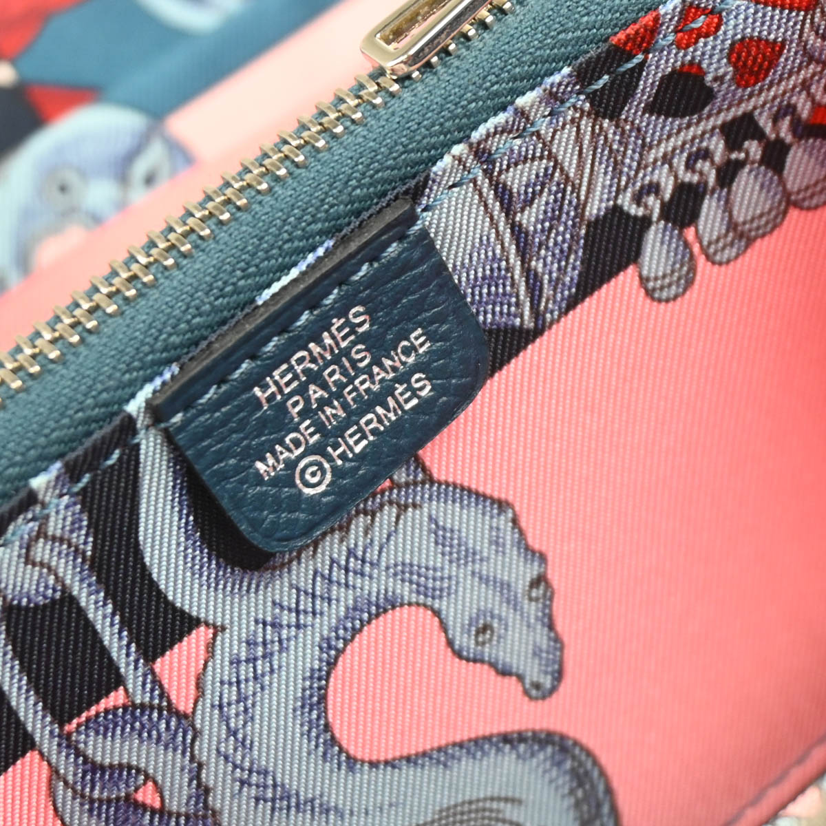 Hermes 2016 Colvert Epsom Asap Silk'in Compact Wallet