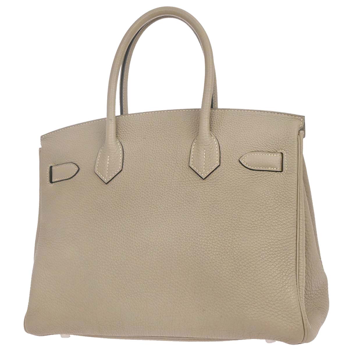 Hermes Tourterelle Gray Togo Birkin 30 Handbag