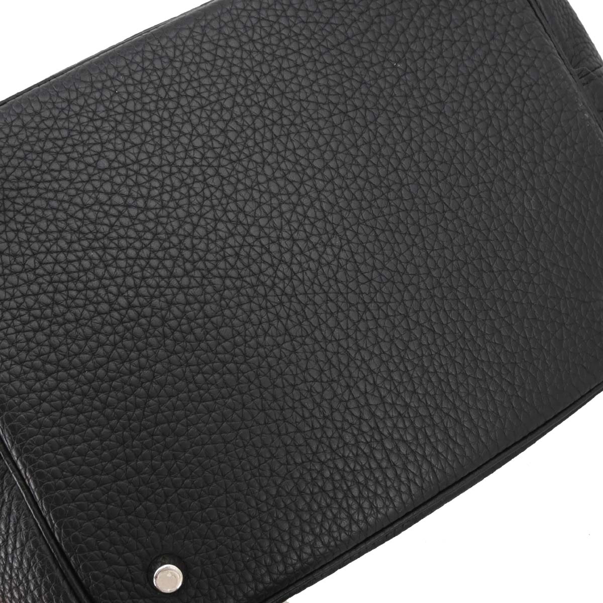 Hermes Black Taurillon Clemence Picotin Lock 22 MM Handbag