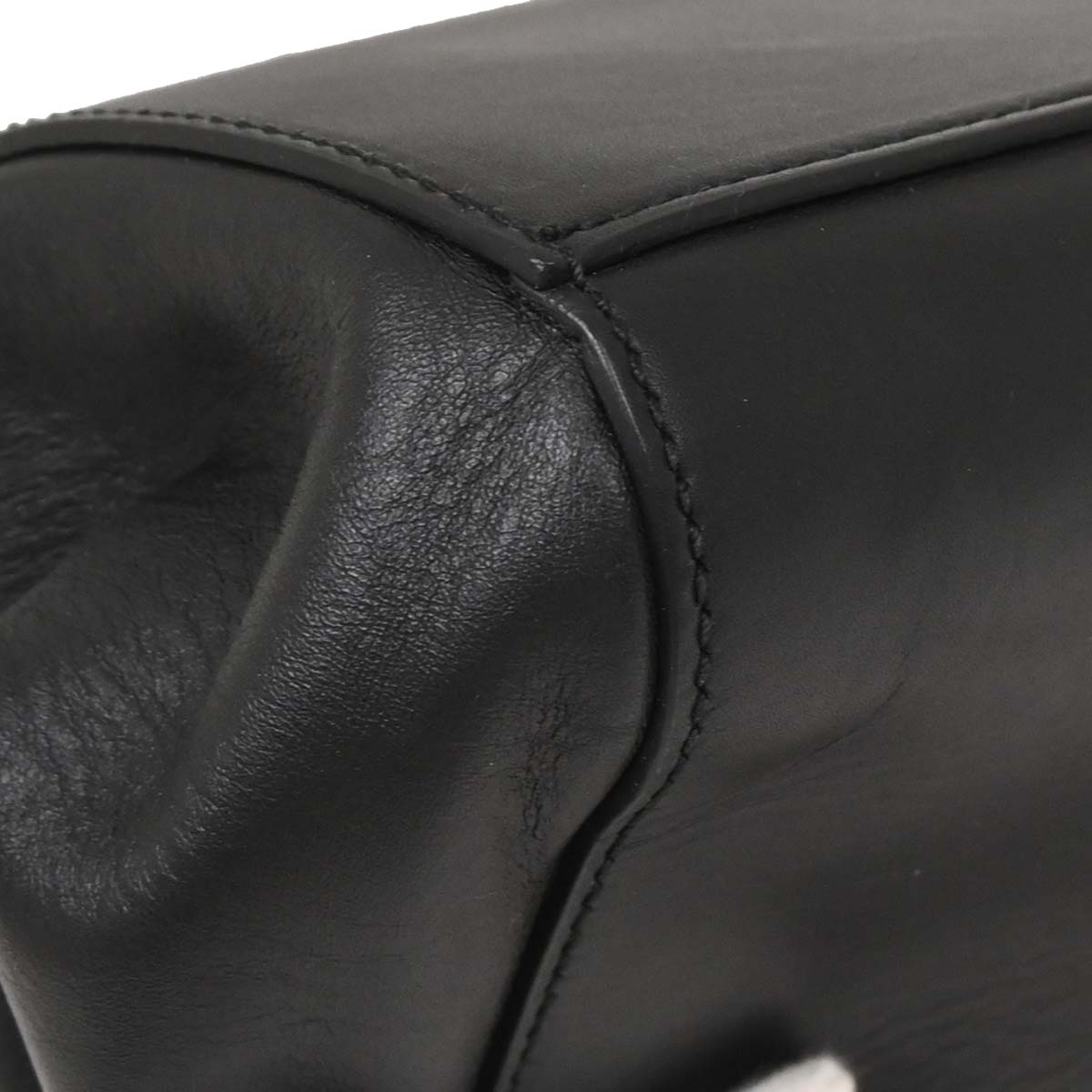 Gucci Black Bamboo Nymphaea 2way Shoulder Handbag