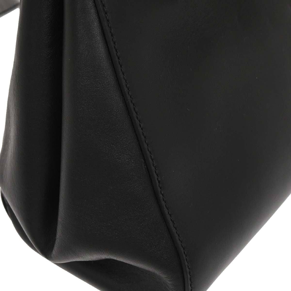 Gucci Black Bamboo Nymphaea 2way Shoulder Handbag