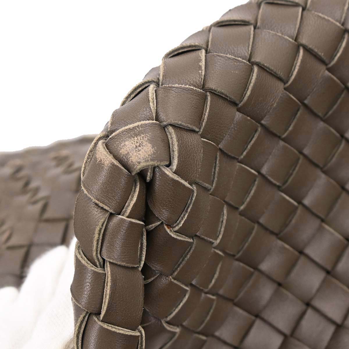 Bottega Veneta Brown Leather Intrecciato Tote Bag