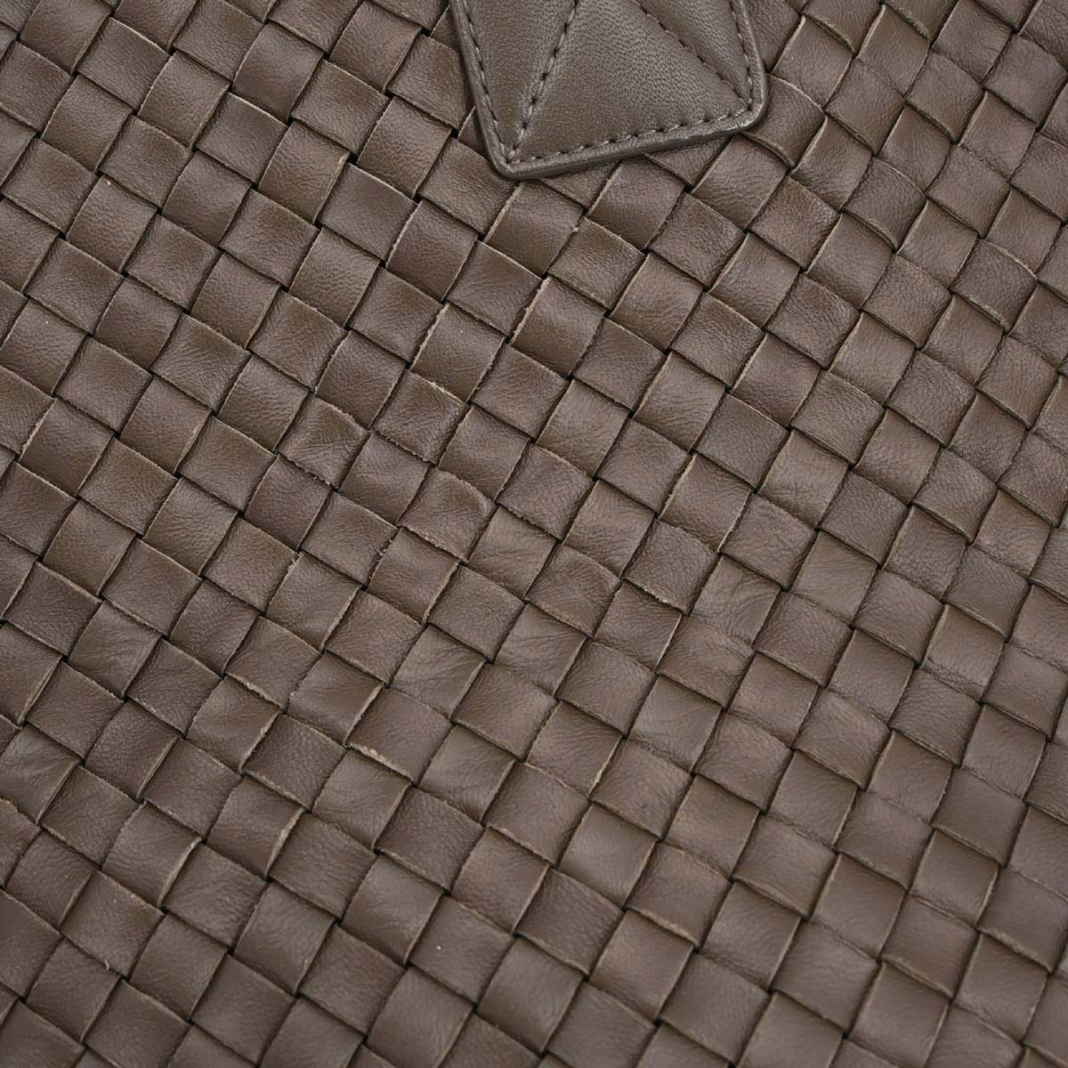 Bottega Veneta Brown Leather Intrecciato Tote Bag