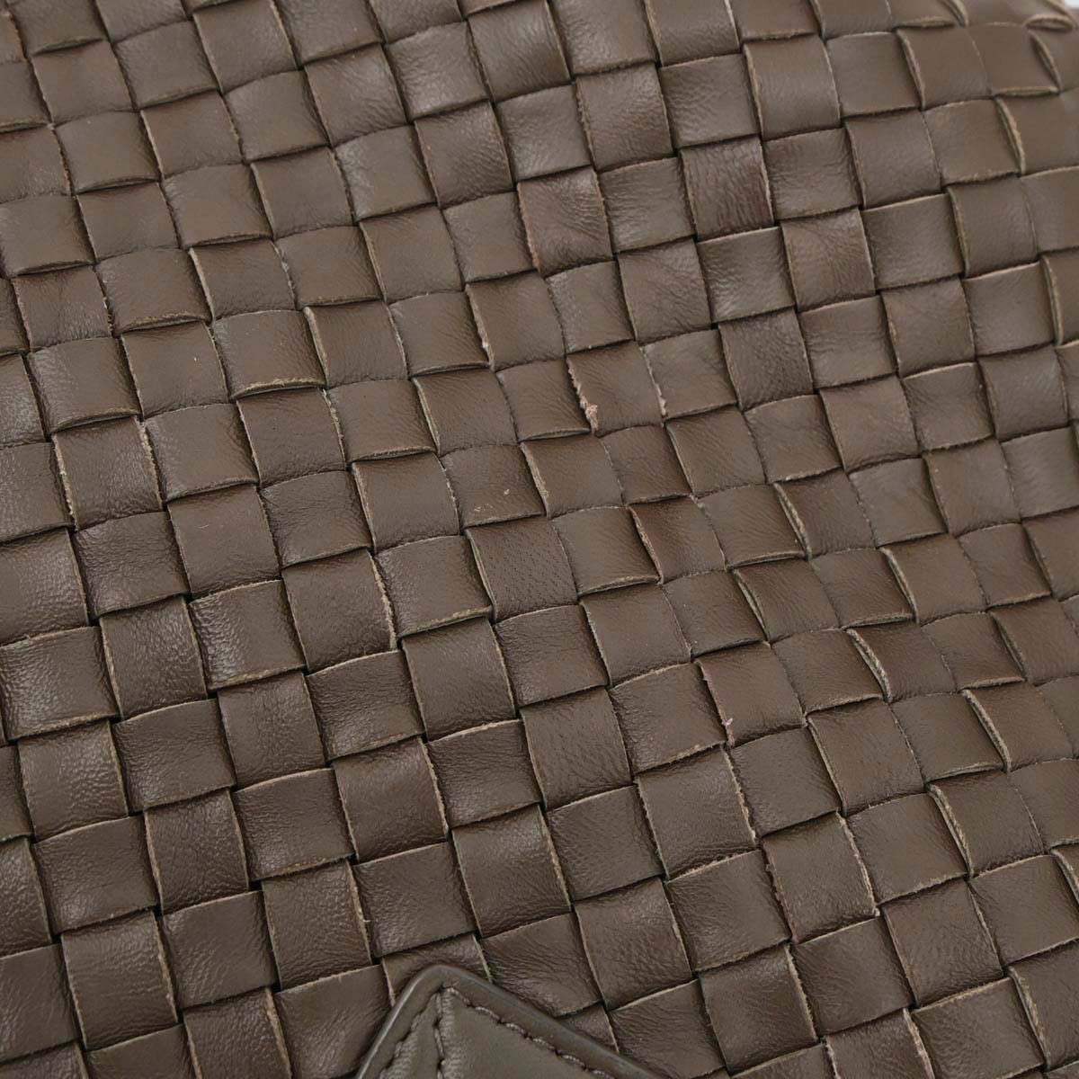Bottega Veneta Brown Leather Intrecciato Tote Bag