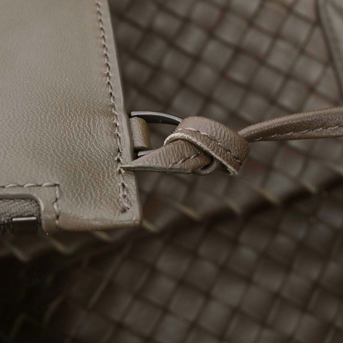 Bottega Veneta Brown Leather Intrecciato Tote Bag