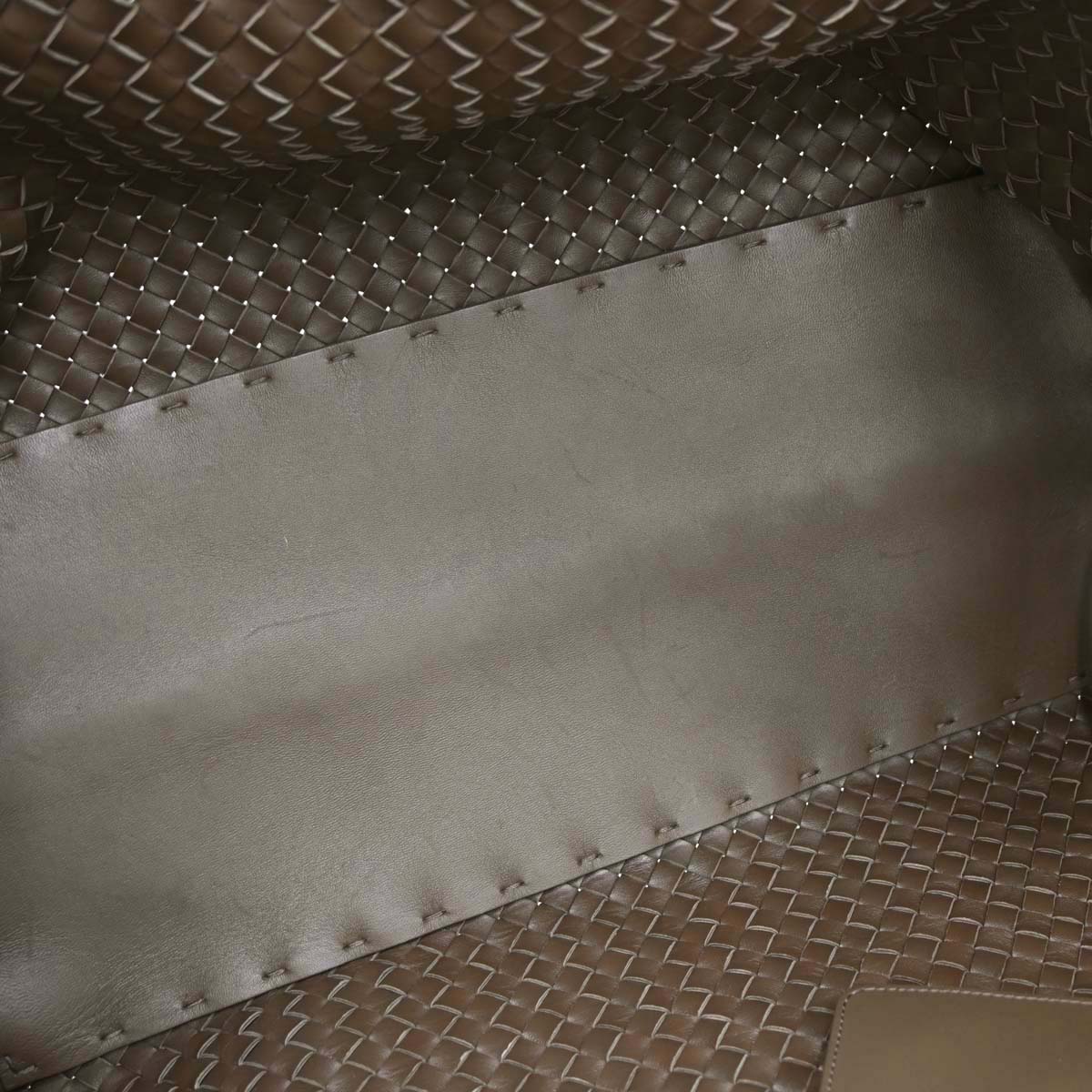 Bottega Veneta Brown Leather Intrecciato Tote Bag