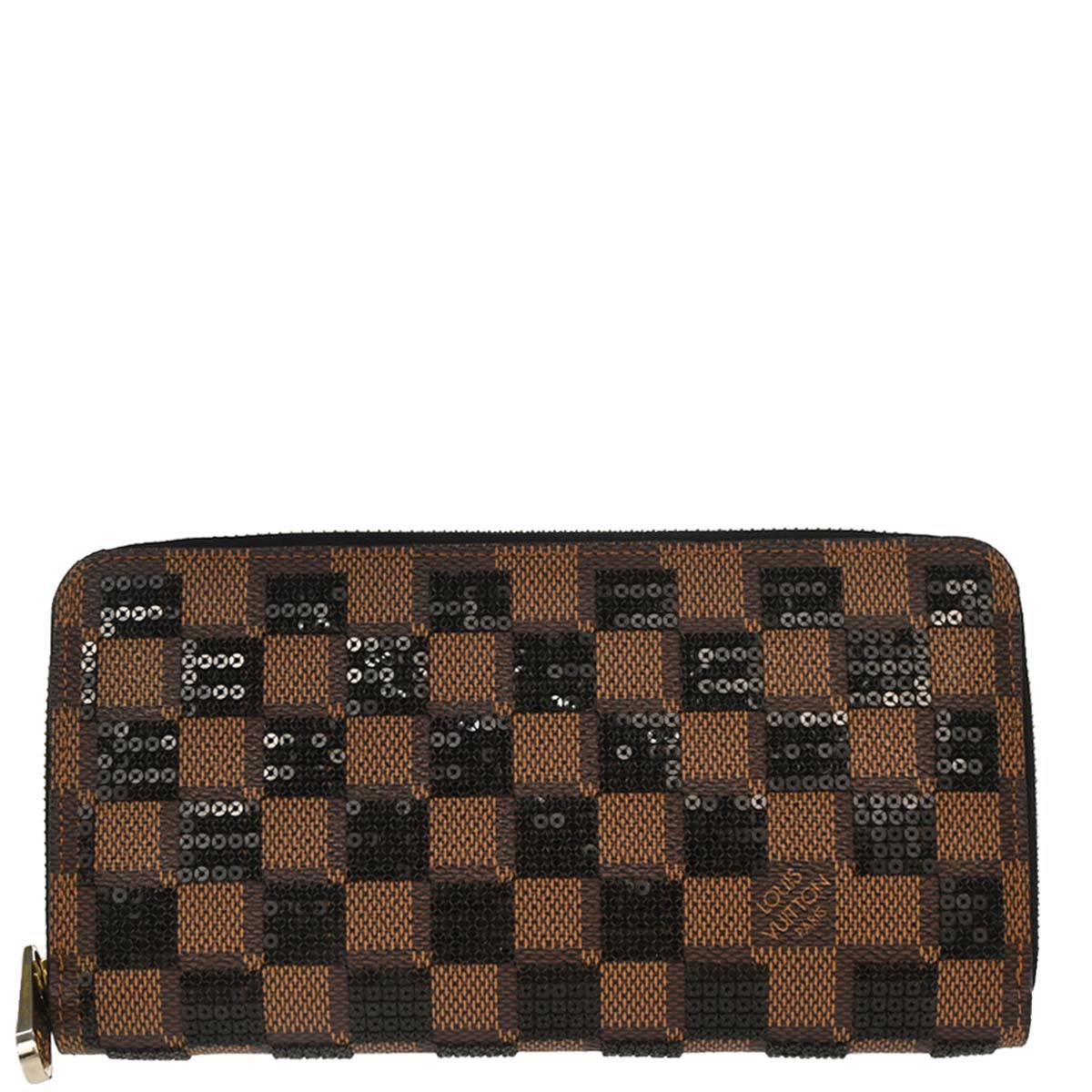 Louis Vuitton Sequins Damier Paillettes Zippy Long Wallet N63173