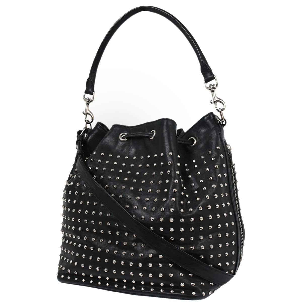 Saint Laurent Black Emmanuelle 2way Shoulder Handbag