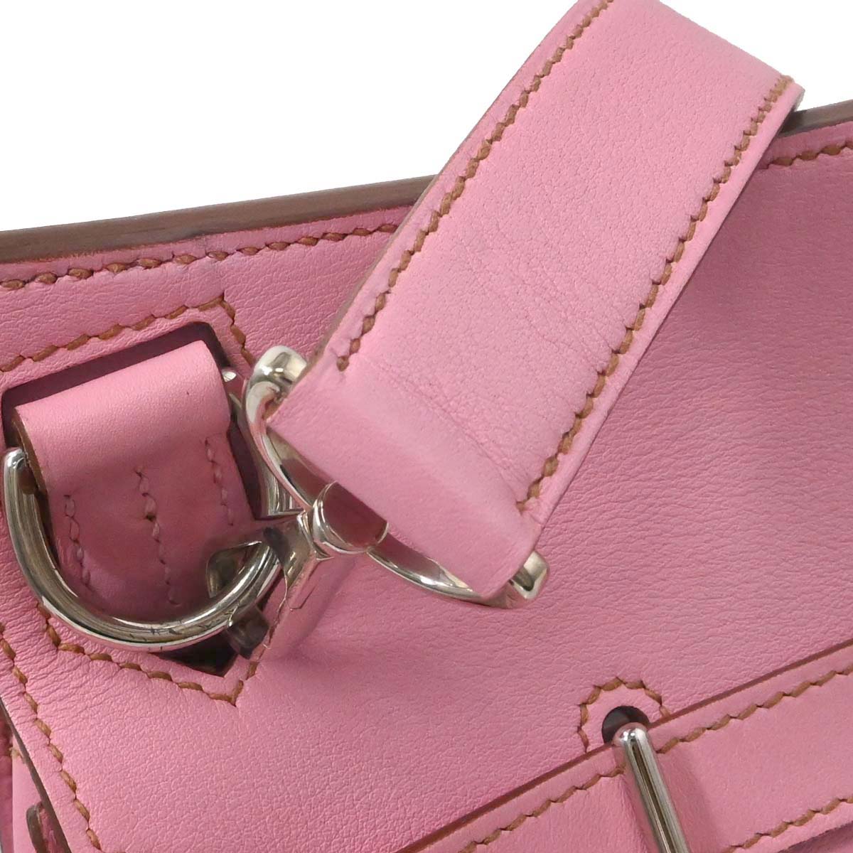 Hermes Pink Swift Jypsiere 28 Shoulder Bag