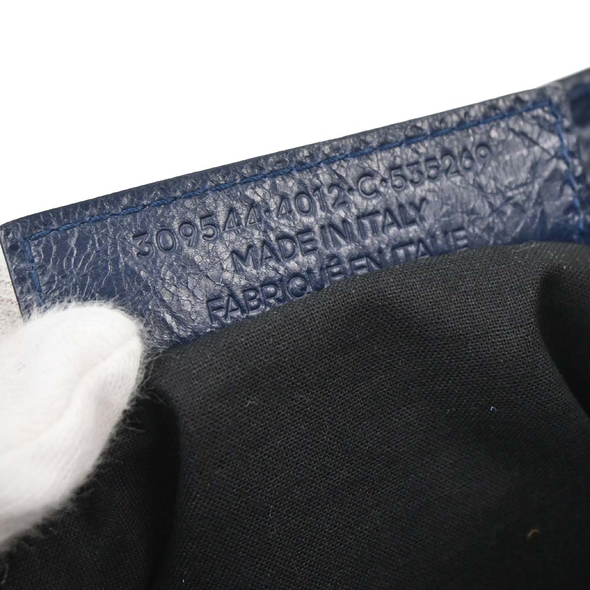 Balenciaga Navy Lambskin The City Mini 2way Shoulder Handbag