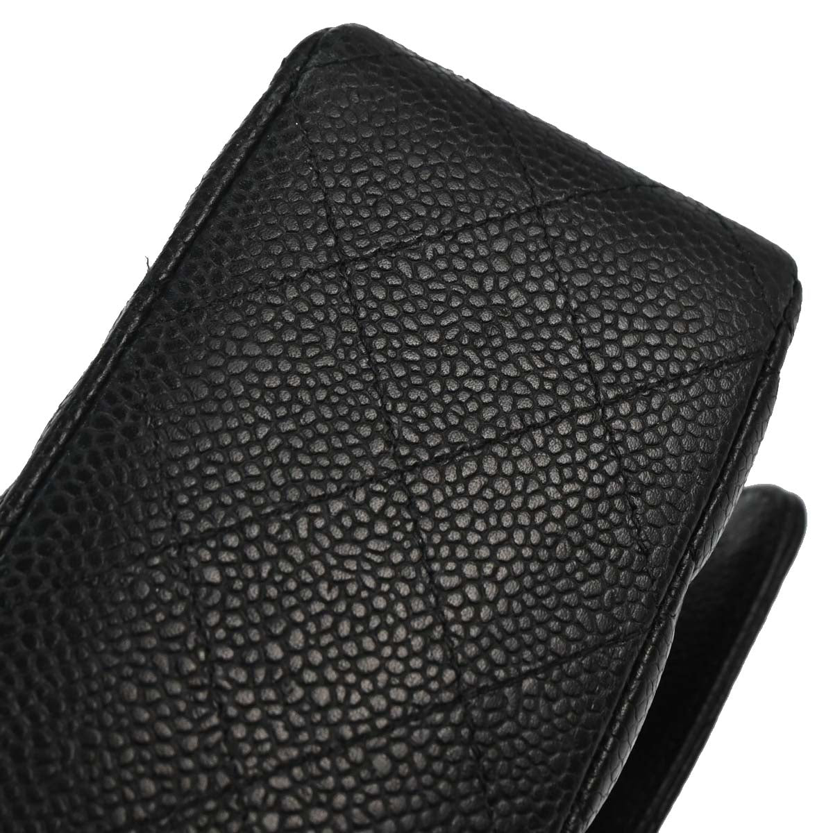 Chanel Black Calfskin Medium Classic Double Flap Shoulder Bag