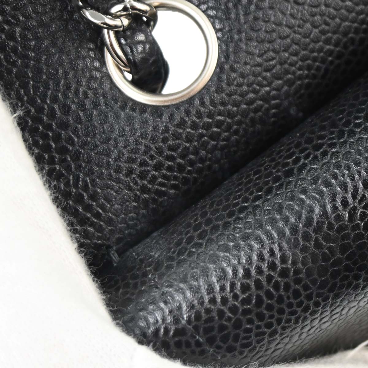 Chanel Black Calfskin Medium Classic Double Flap Shoulder Bag