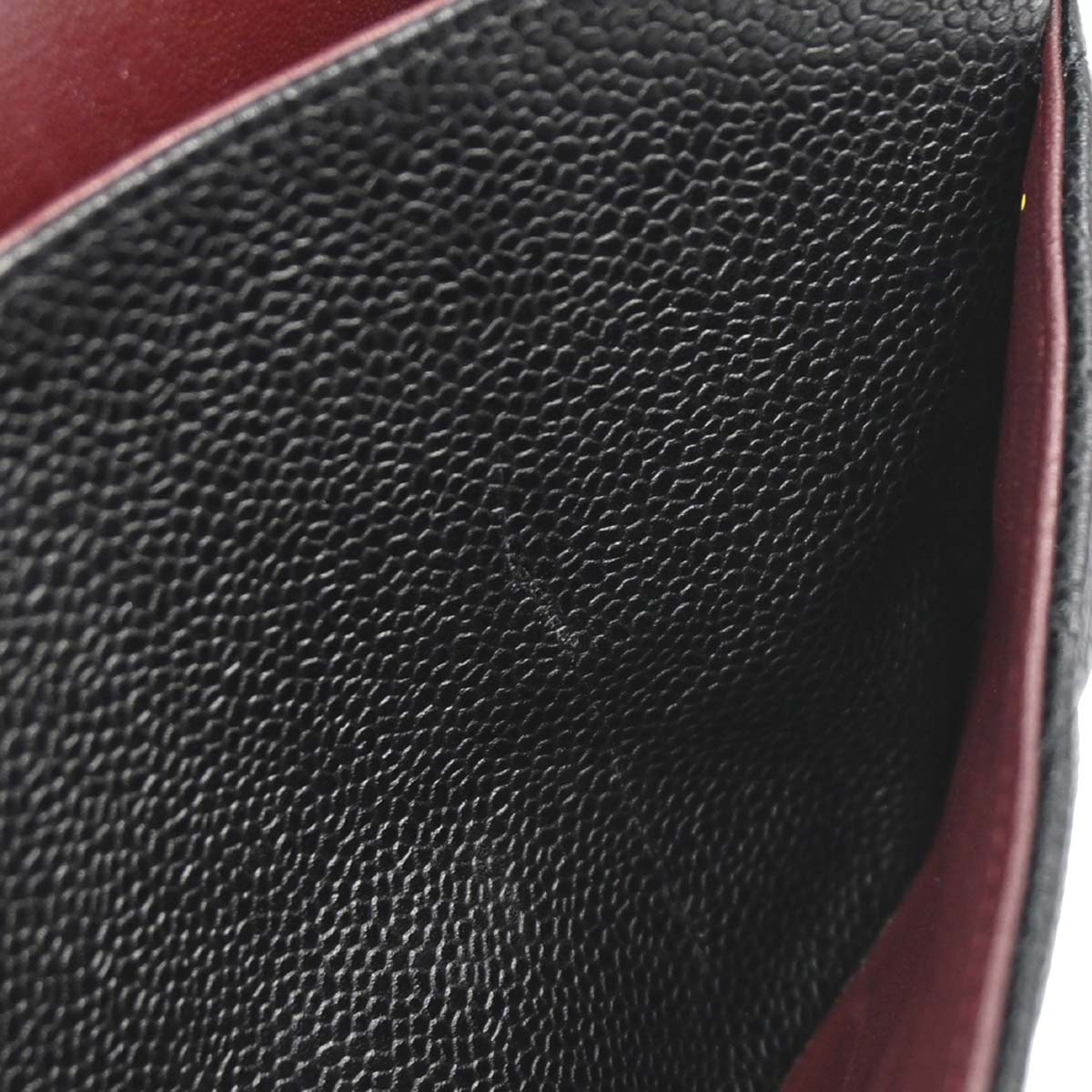 Chanel Black Calfskin Medium Classic Double Flap Shoulder Bag