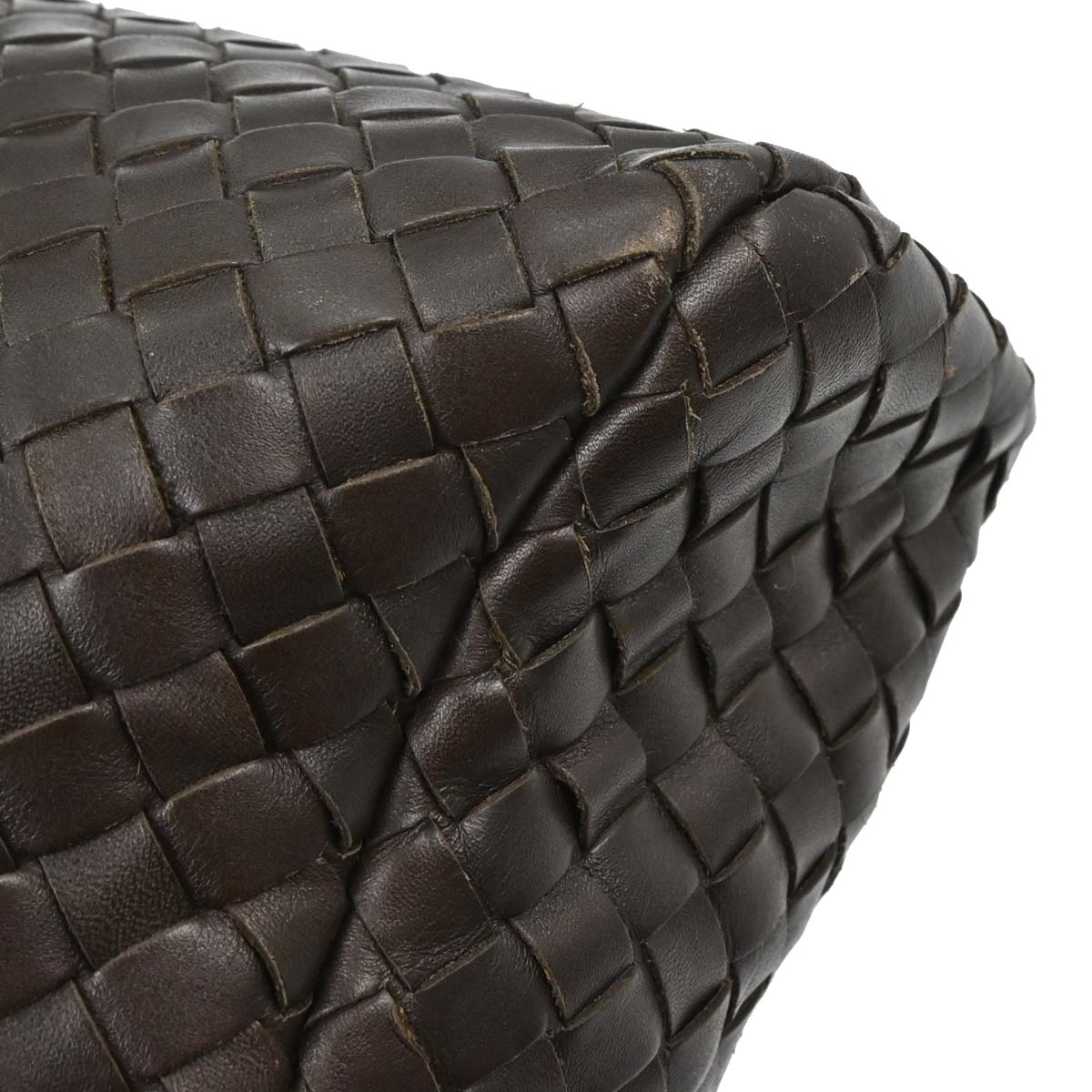 Bottega Veneta Brown Calfskin Intrecciato Briefcase Handbag