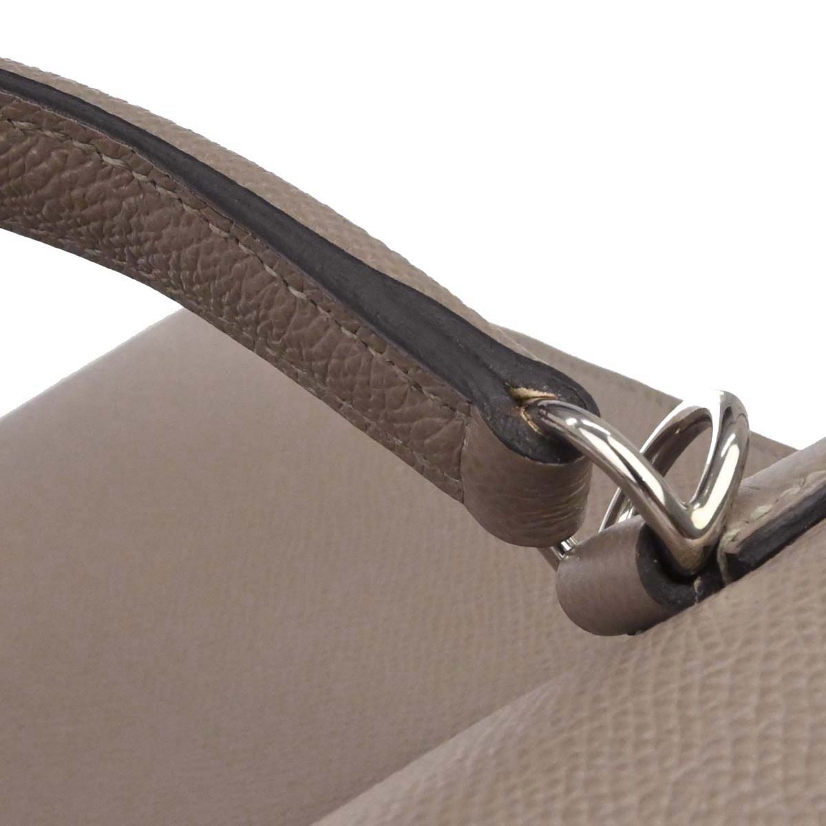 Hermes Gris Asphalt Epsom Kelly 28 Sellier 2way Shoulder Handbag