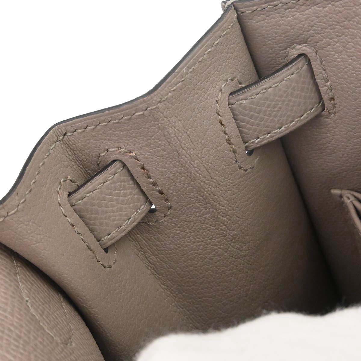 Hermes Gris Asphalt Epsom Kelly 28 Sellier 2way Shoulder Handbag