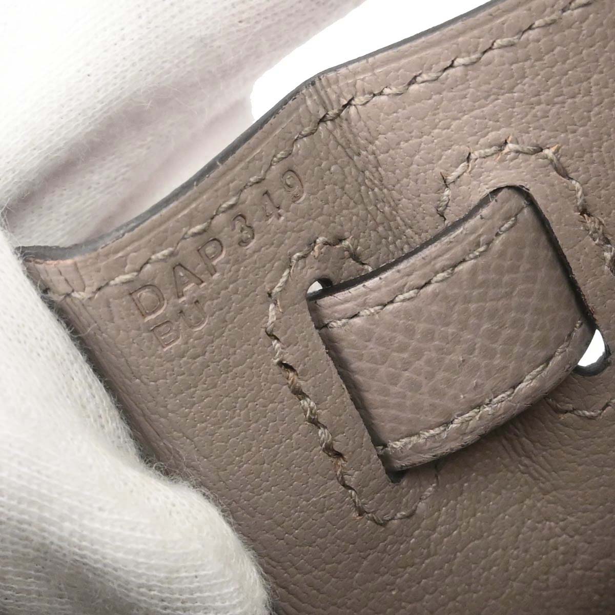 Hermes Gris Asphalt Epsom Kelly 28 Sellier 2way Shoulder Handbag