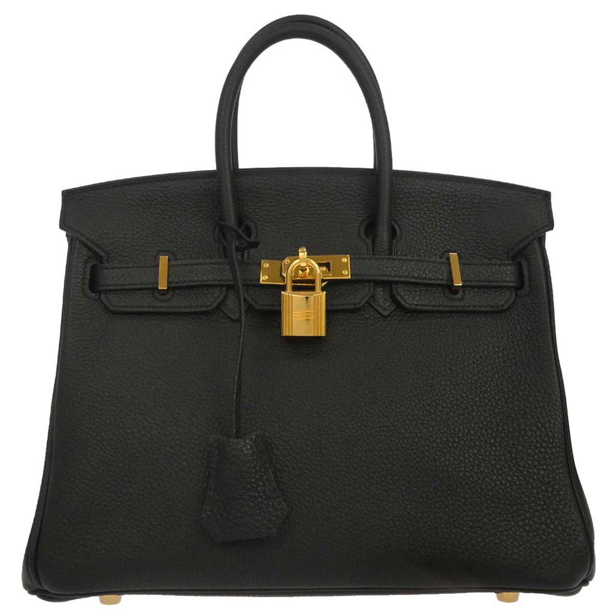 Hermes Black Togo Birkin 25 Handbag