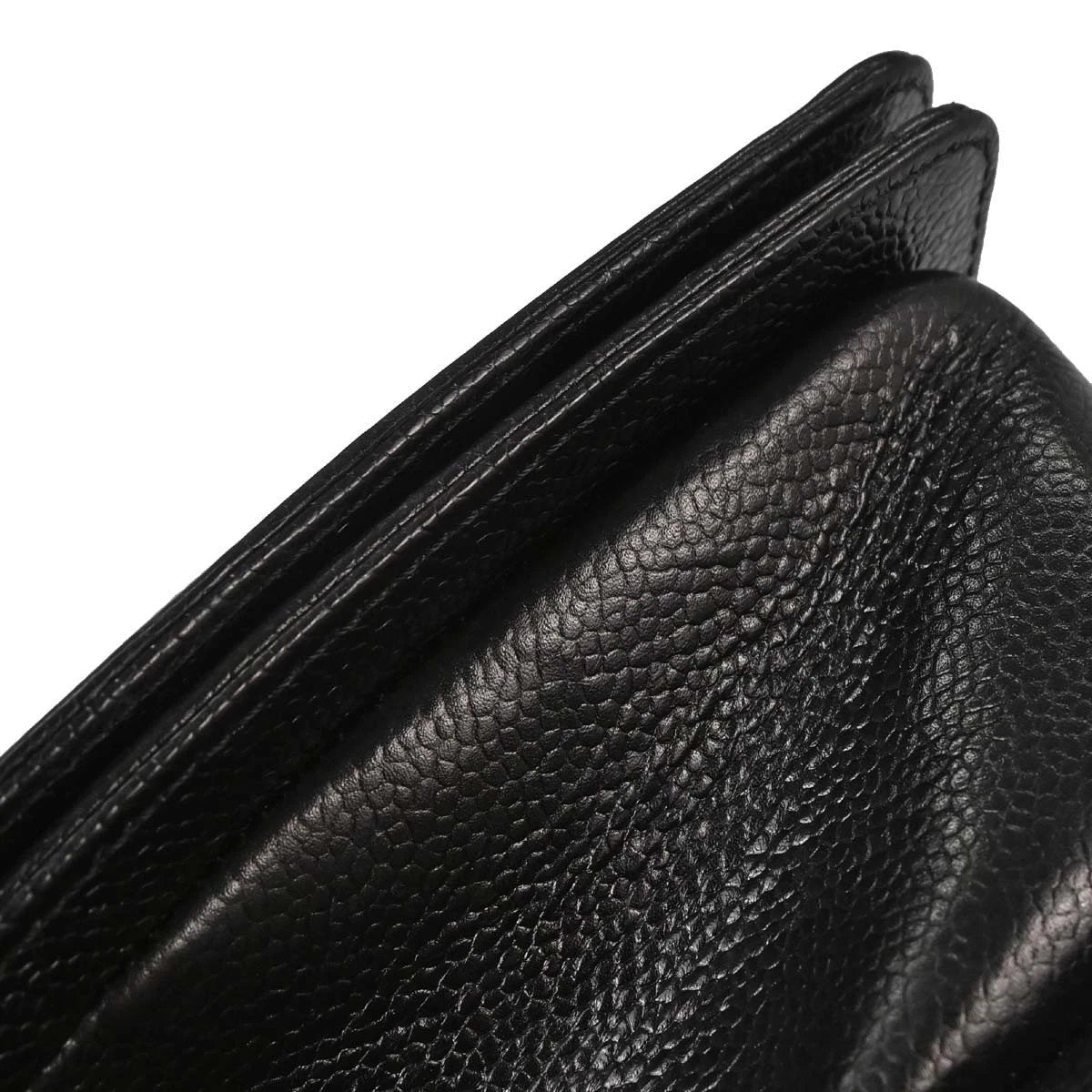 Boy Chanel Black Caviar Chevron Medium Shoulder Bag