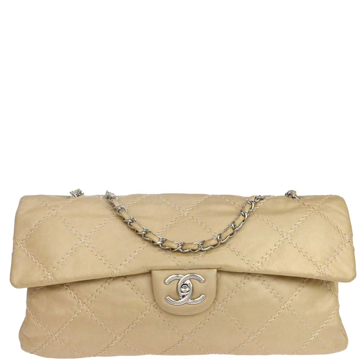 Chanel 2011 Gold Lambskin Ultra Stitch Shoulder Bag