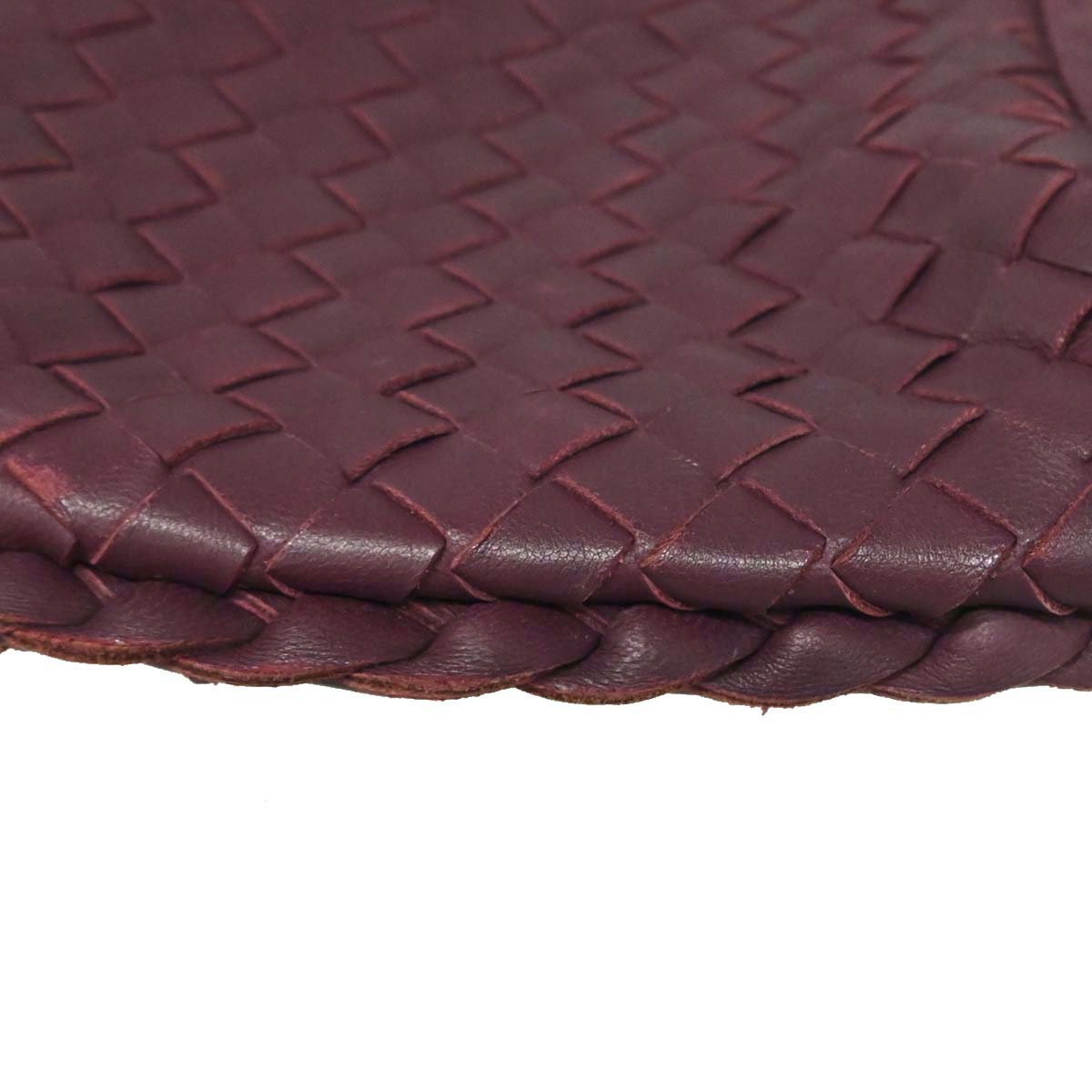 Bottega Veneta Purple Lambskin Intrecciato Hobo Handbag