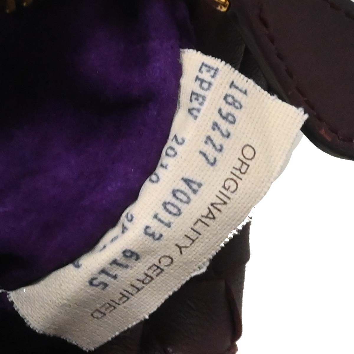 Bottega Veneta Purple Lambskin Intrecciato Hobo Handbag
