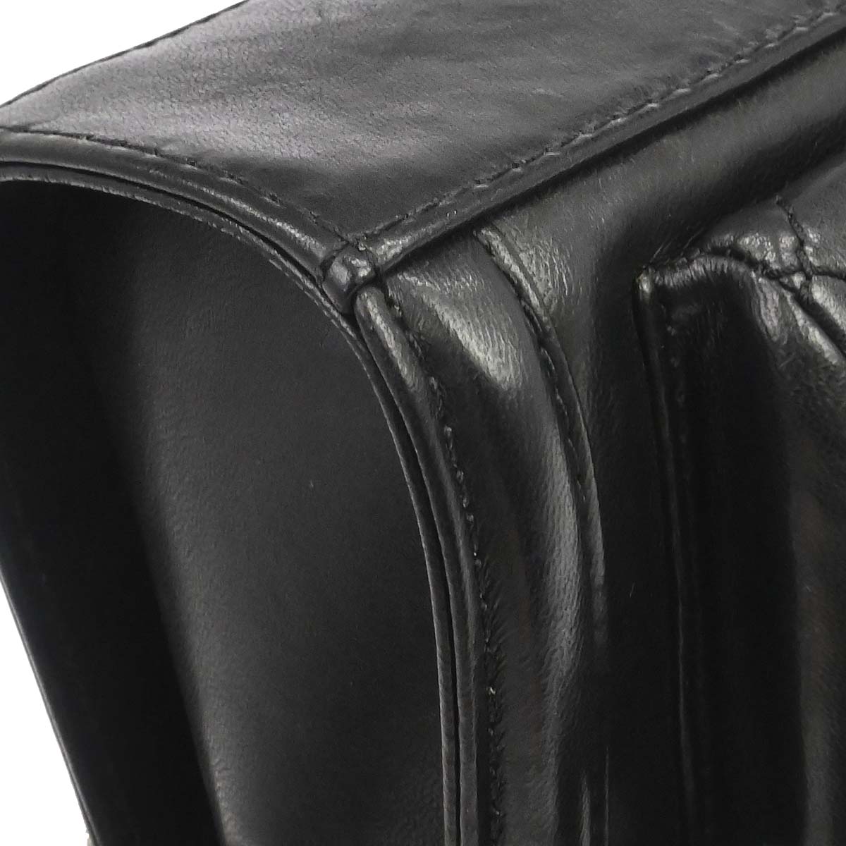 Chanel Black Lambskin Geometric Flap Shoulder Bag