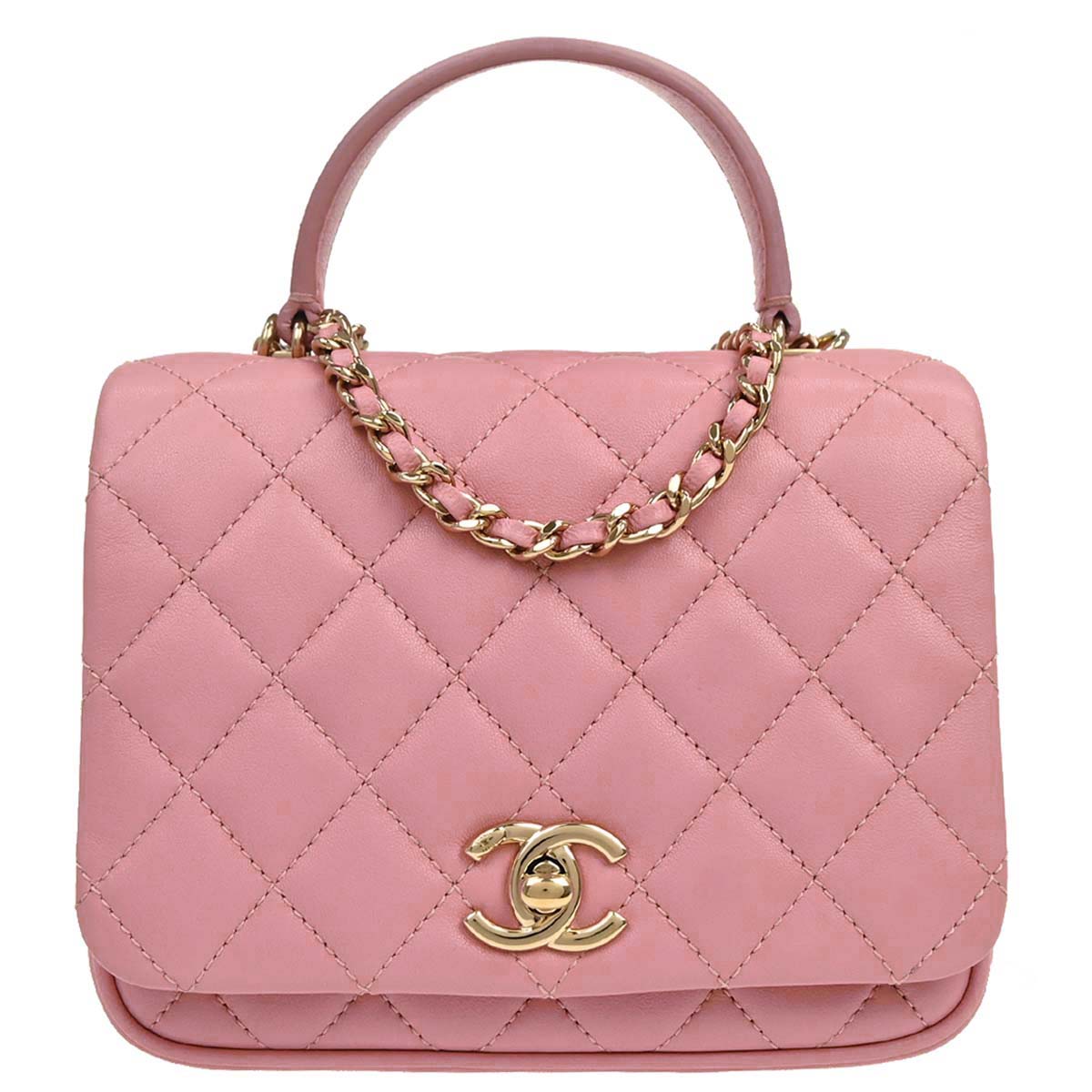 Chanel Pink Calfskin Citizen Chic 2way Shoulder Handbag
