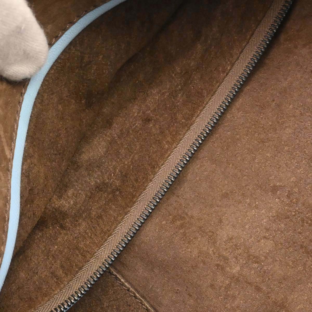 Bottega Veneta Light Blue Lambskin Intrecciato Hobo Handbag