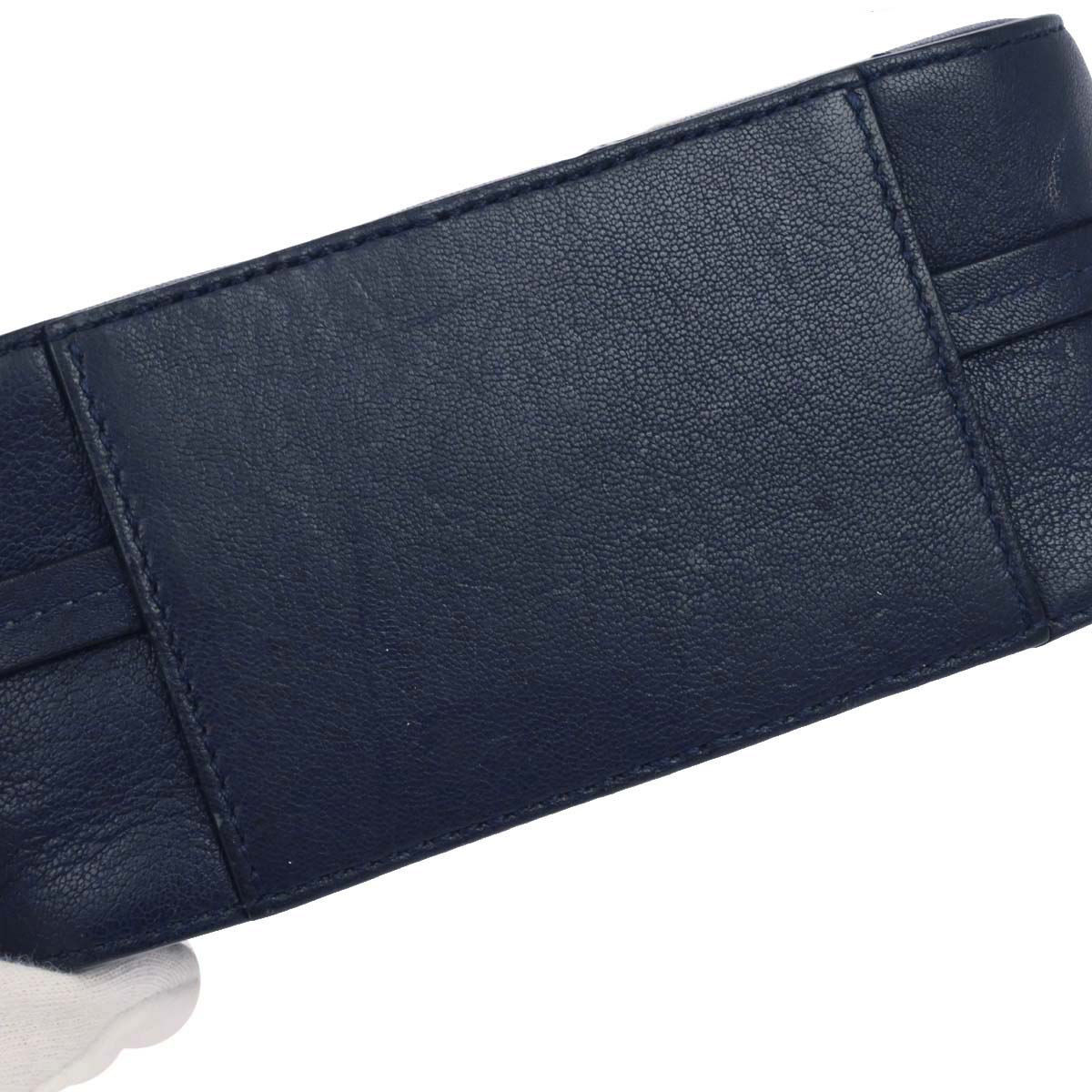 Chanel Navy Lambskin CC Mini Box Camera Bag Shoulder Bag