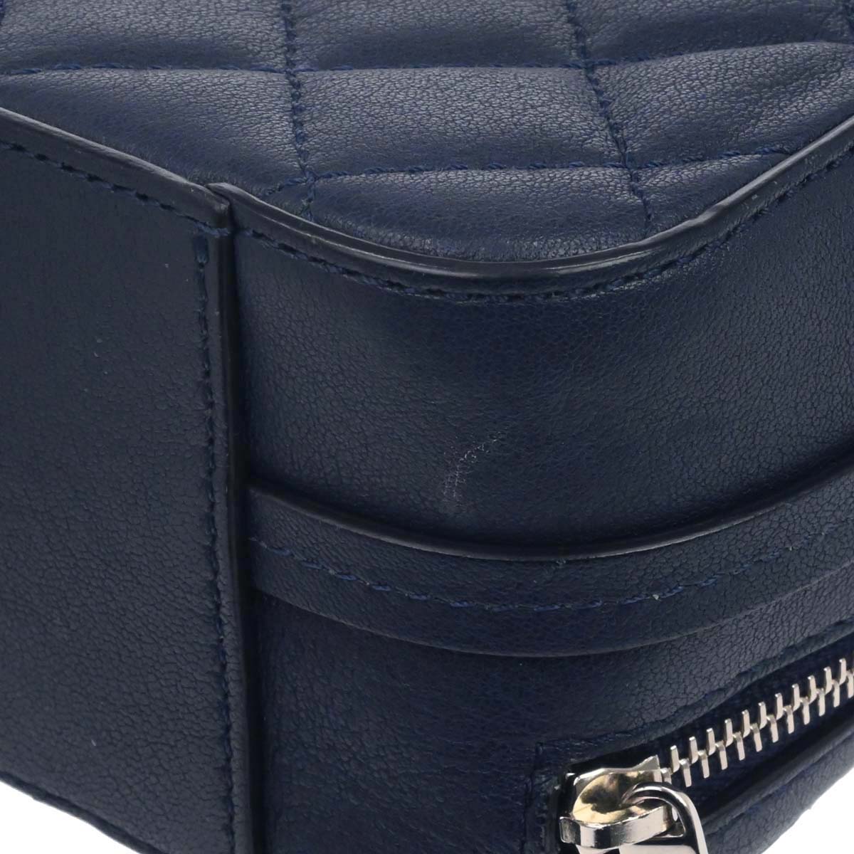 Chanel Navy Lambskin CC Mini Box Camera Bag Shoulder Bag